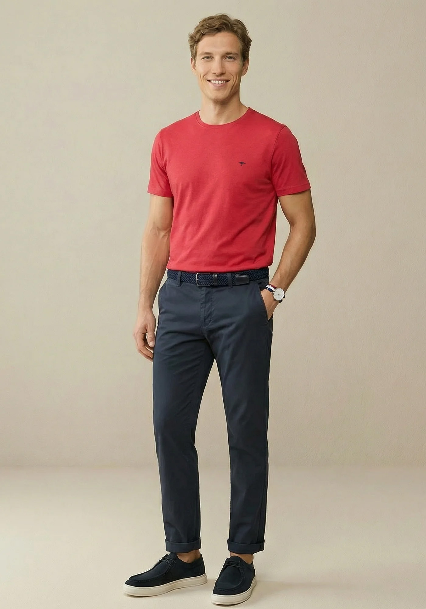 Fynch Hatton Μπλούζα Basic - 9613 1500 341 Cranberry Red φωτογραφία