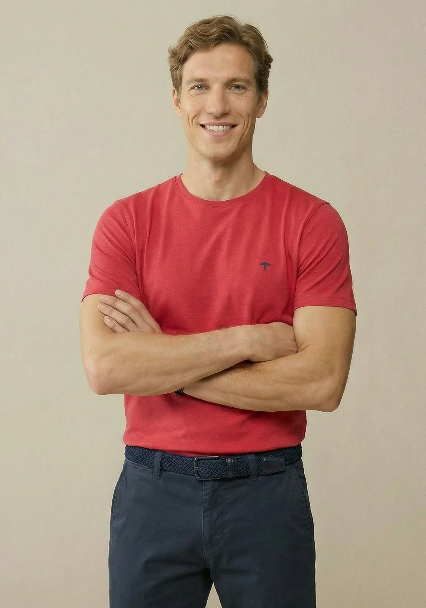 Fynch Hatton Μπλούζα Basic - 9613 1500 341 Cranberry Red