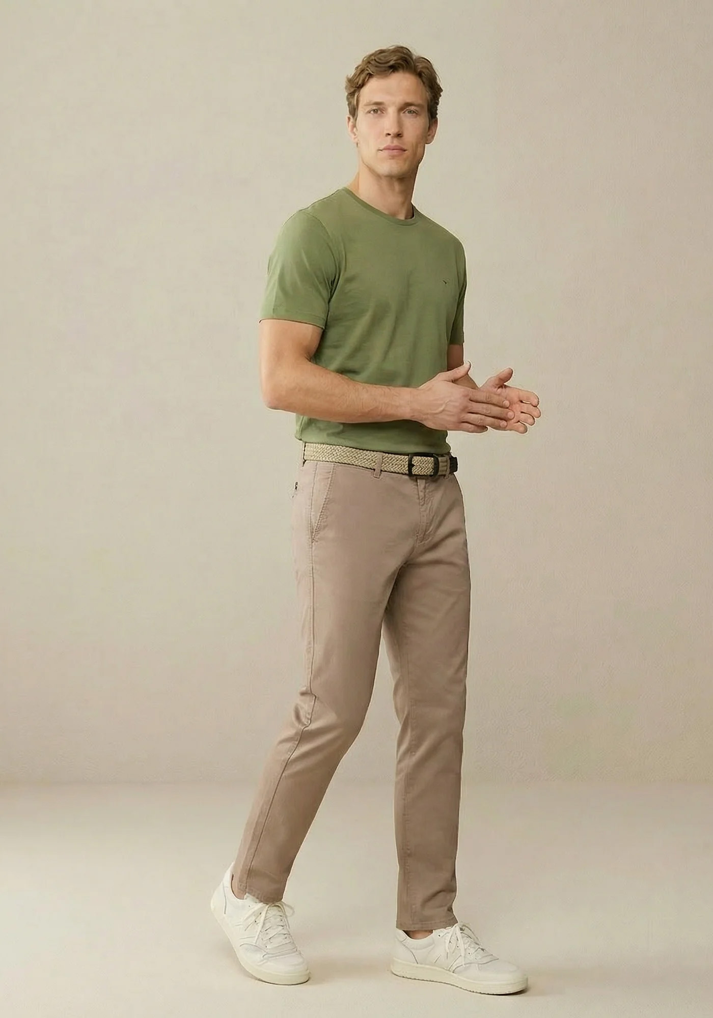 Fynch Hatton Μπλούζα Basic - 9613 1500 740 Avocado φωτογραφία