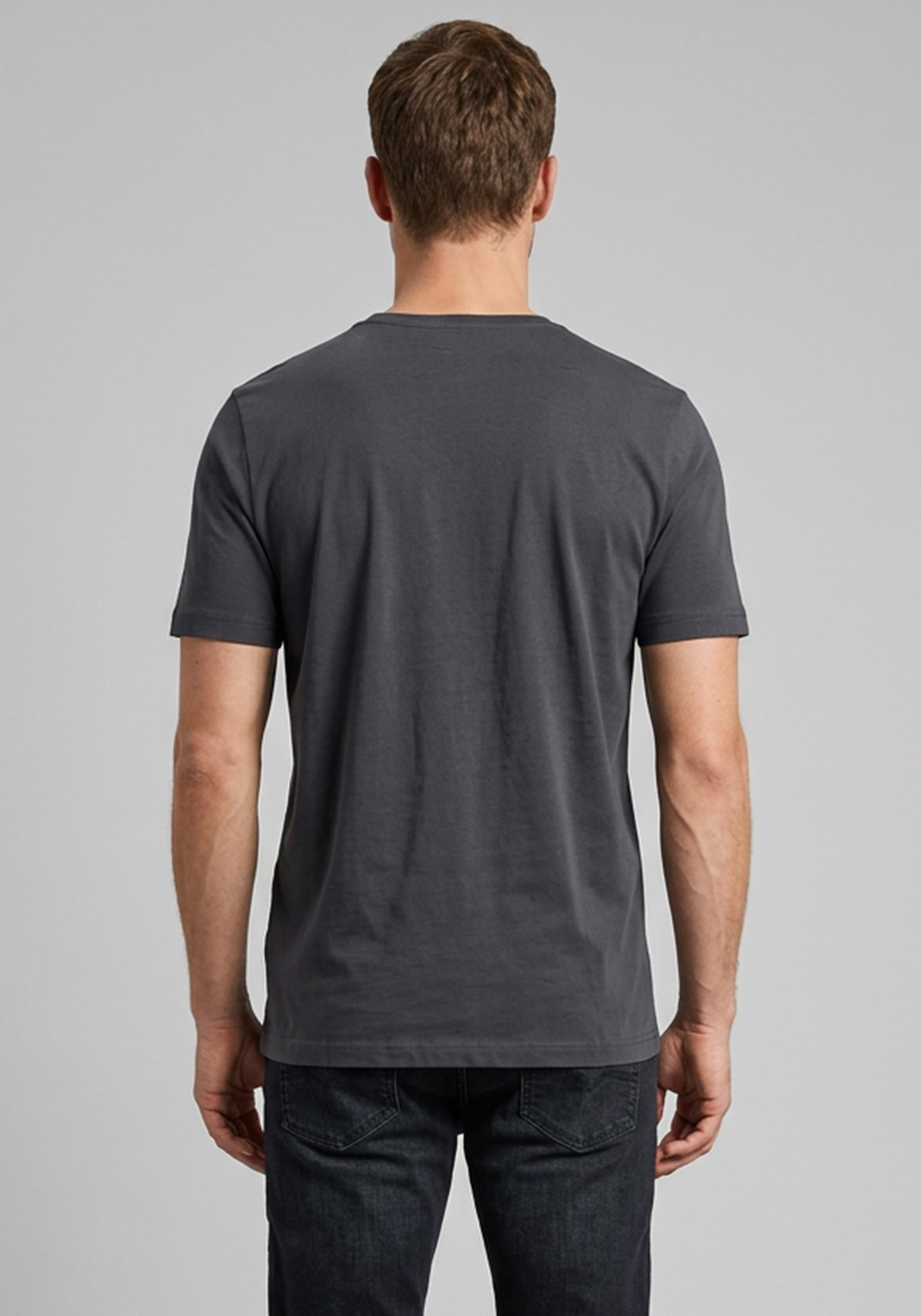 Fynch Hatton Μπλούζα Basic - 9613 1500 914 Granite φωτογραφία