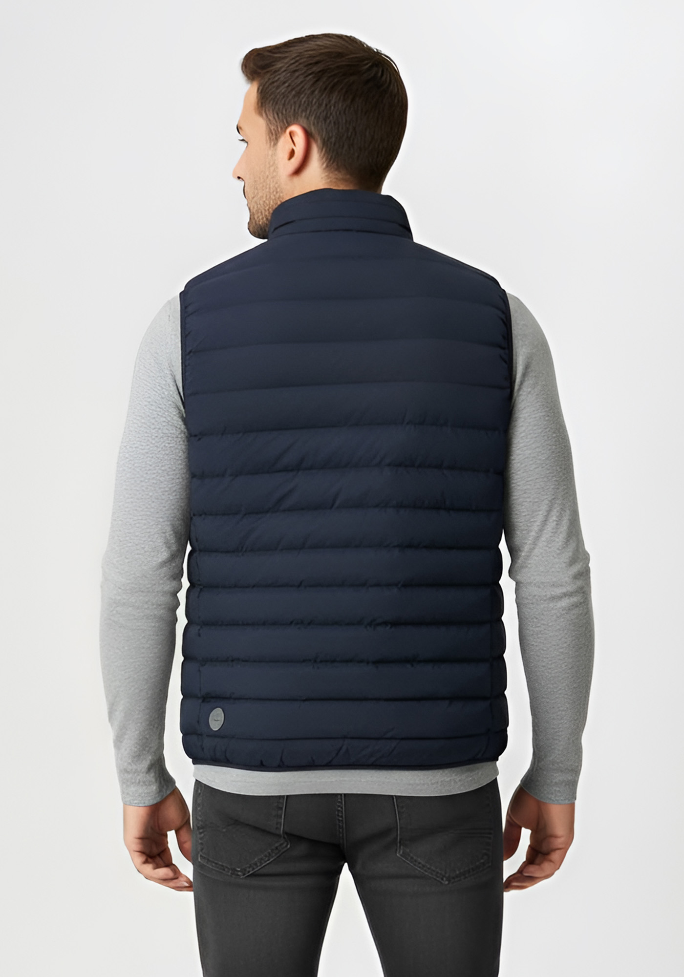 Fynch Hatton Αμάνικο Jacket της σειράς Quilted - 1509 2601 688 Dark Navy