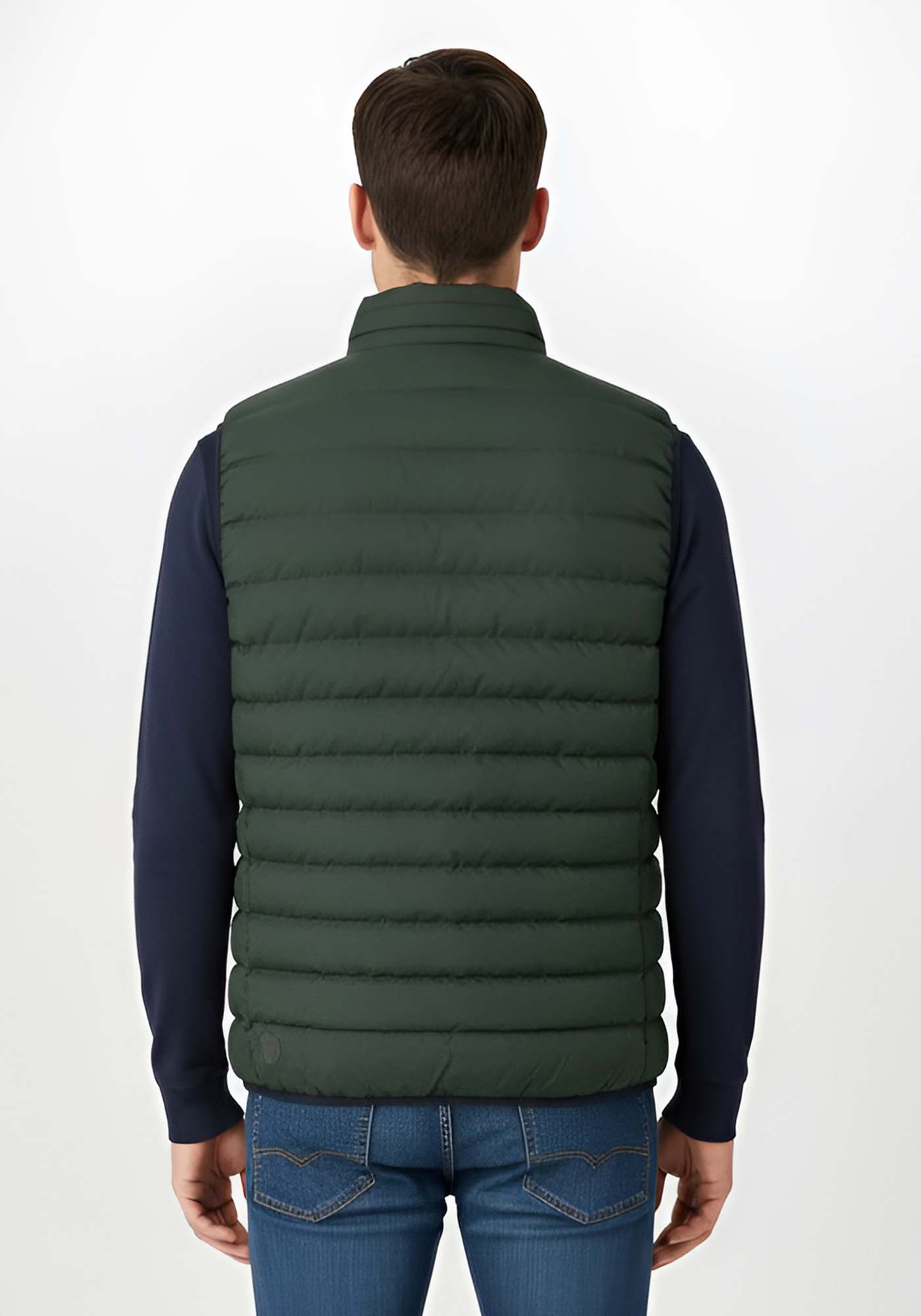 Fynch Hatton Αμάνικο Jacket της σειράς Quilted - 1509 2601 737 Dark Ivy