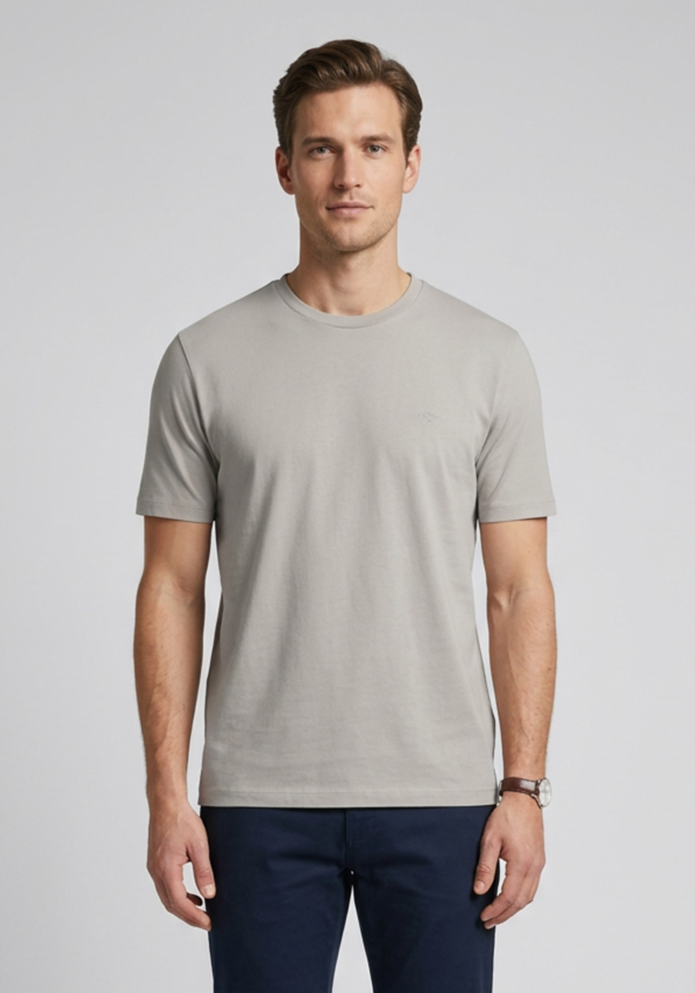 Fynch Hatton Μπλούζα Sanforized - 1613 1900 828 Cement