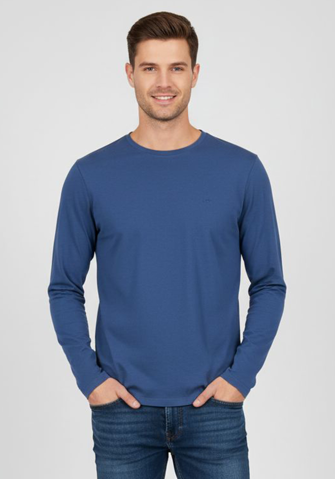 Fynch Hatton Μπλούζα της σειράς Interlock - 1514 1924 638 Misty Blue