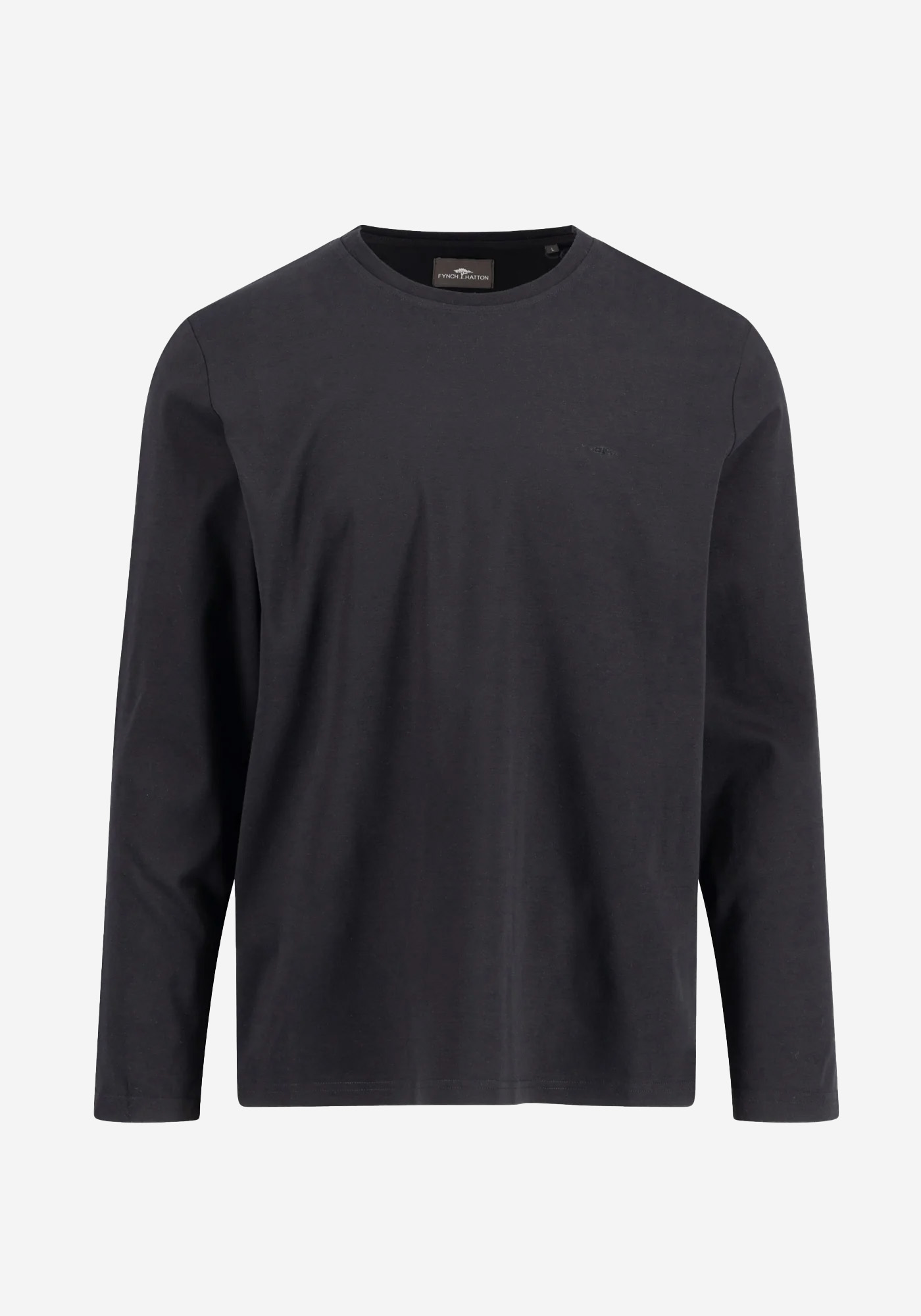 Fynch Hatton Μπλούζα της σειράς Interlock - 1514 1924 999 Black φωτογραφία