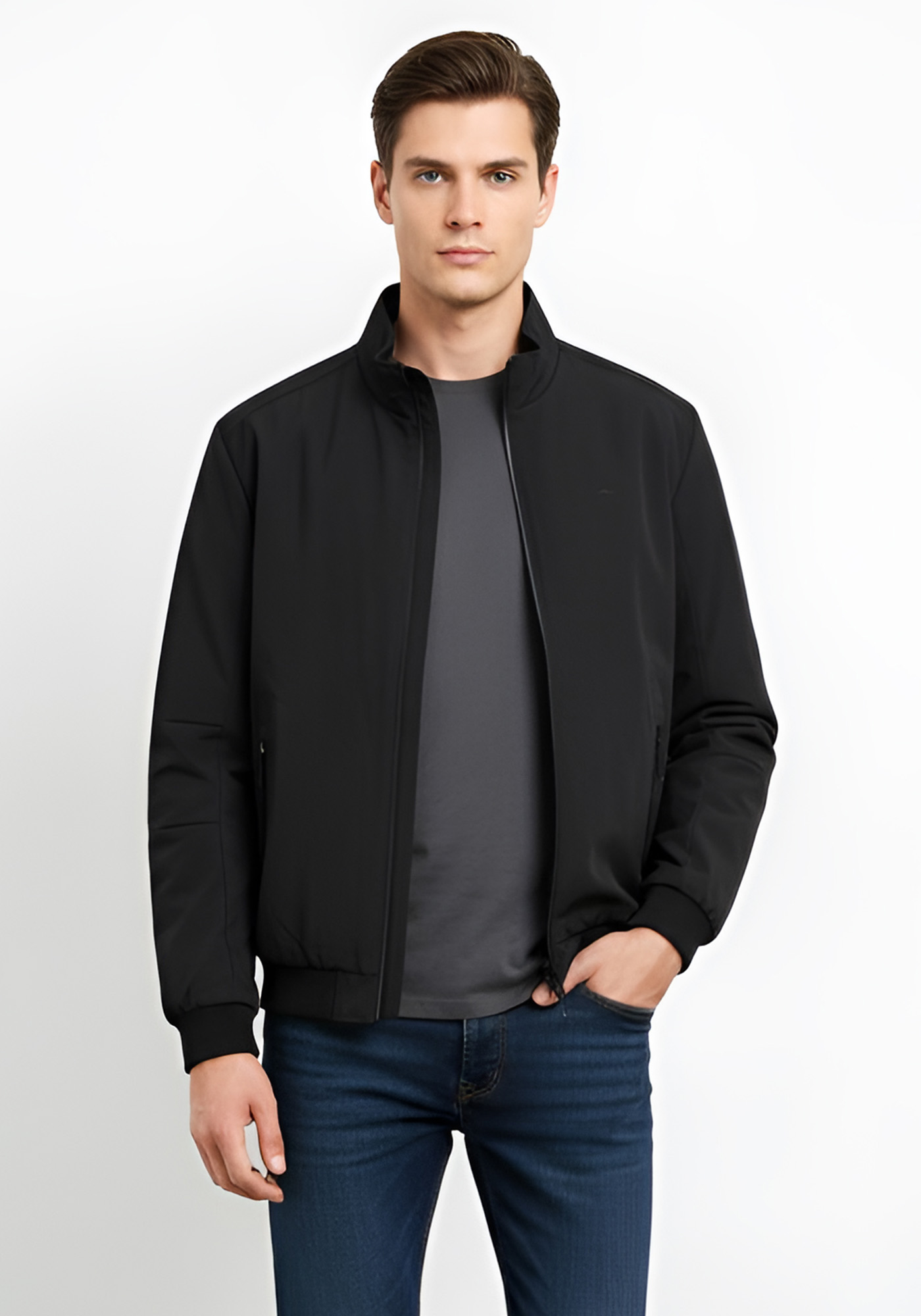 Fynch Hatton Μπουφάν της σειράς Scooter - 1509 2630 999 Black