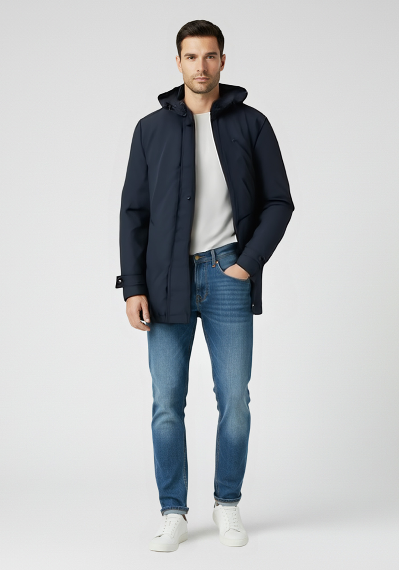 Fynch Hatton Μπουφάν της σειράς Scooter - 1509 2631 688 Dark Navy