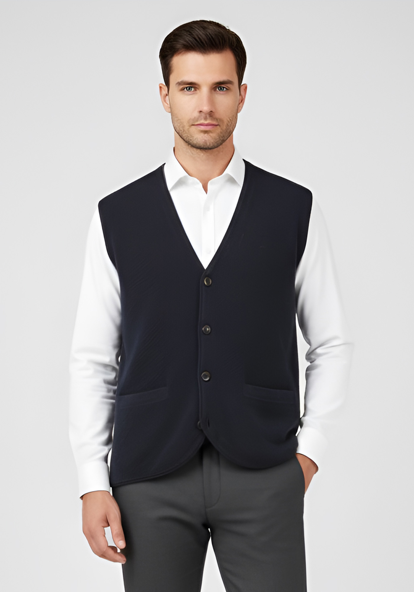 Fynch Hatton Αμάνικο της σειράς Supersoft - 1509 640 998 Charcoal