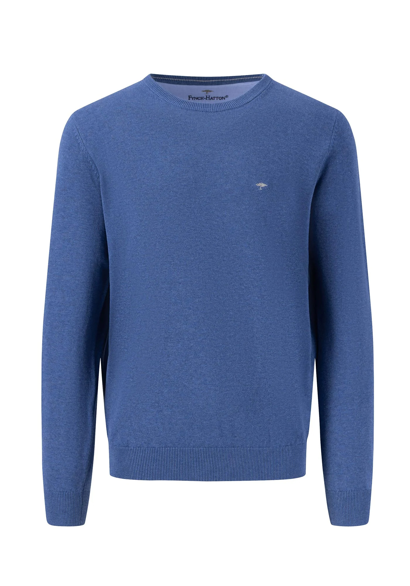 Fynch Hatton Πλεκτή μπλούζα της σειράς Superfine Cotton - 1414 210 603 Wave