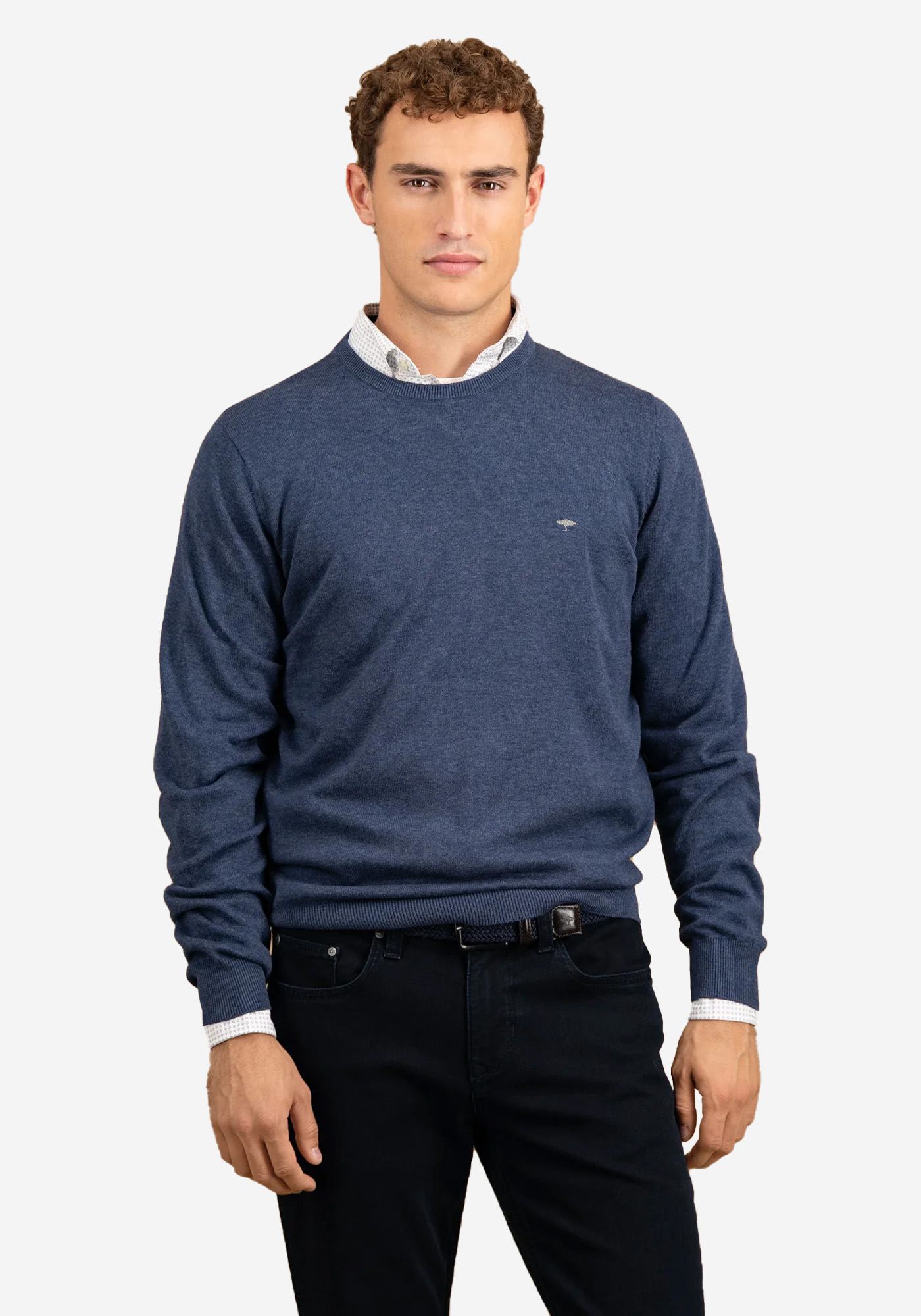 Men's Knitwear Fynch Hatton Blue