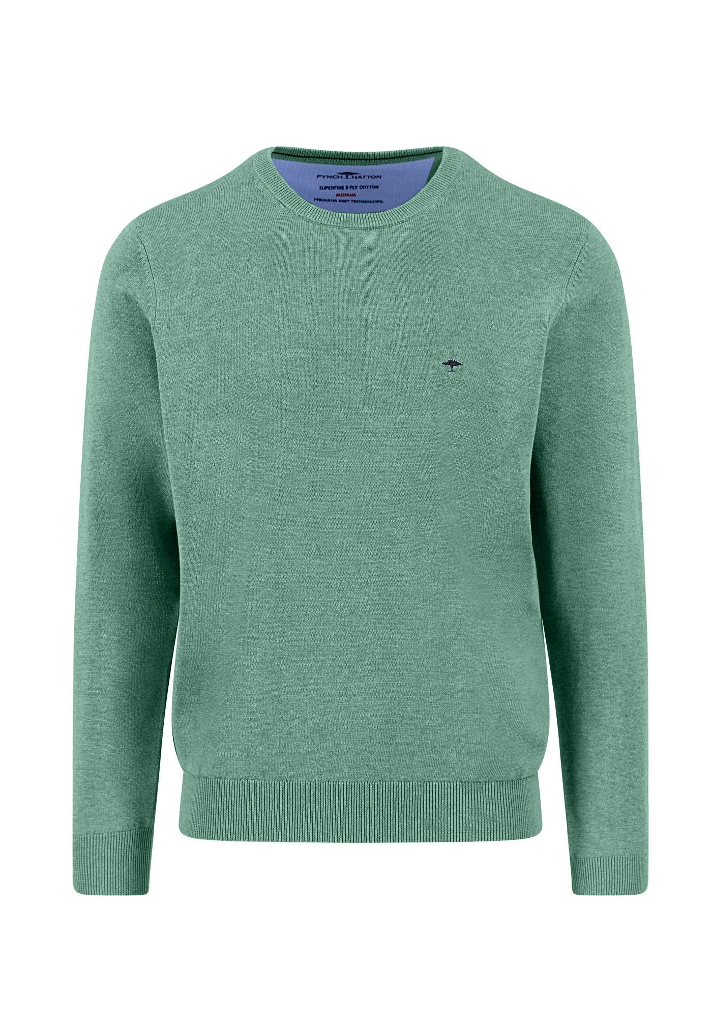 Fynch Hatton Πλεκτή μπλούζα της σειράς Superfine Cotton - 1514 210 734 Fem