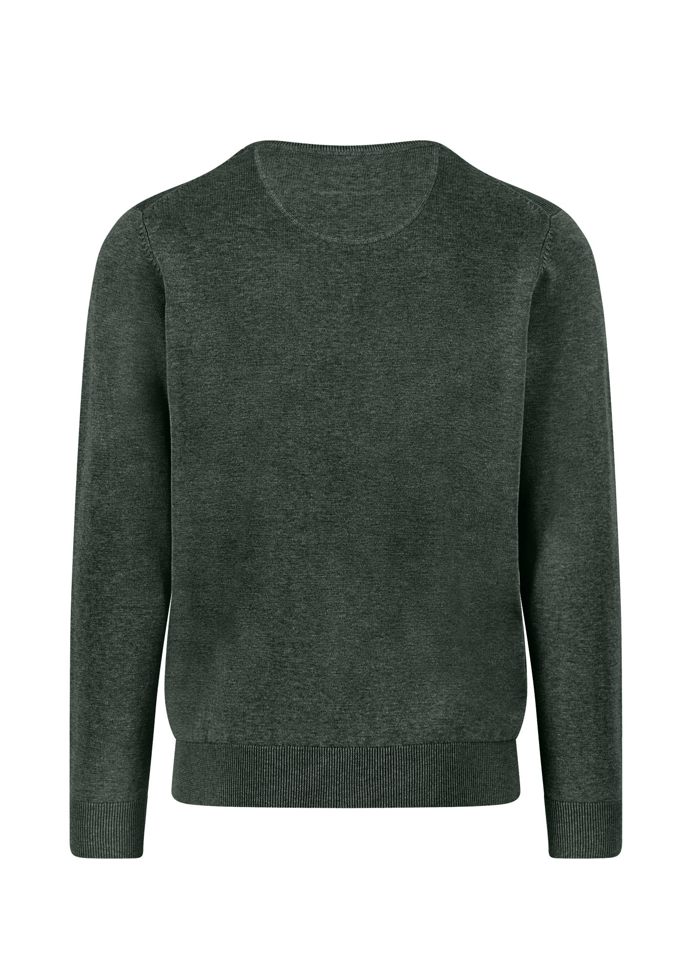 Fynch Hatton Πλεκτή μπλούζα της σειράς Superfine Cotton - 1514 210 737 Dark Ivy