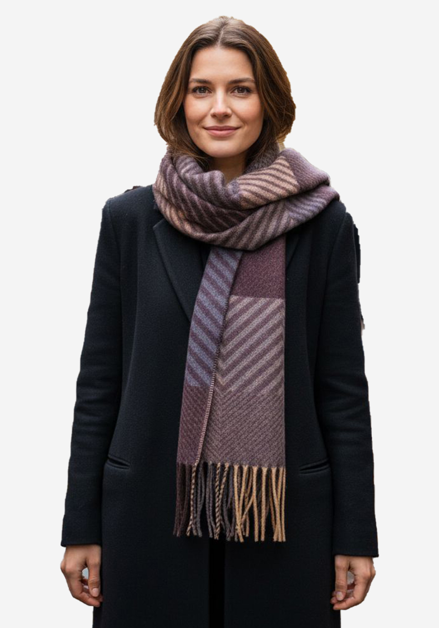 Fynch Hatton Κασκόλ της σειράς Graphic - 1509 0513 685 Navy φωτογραφία