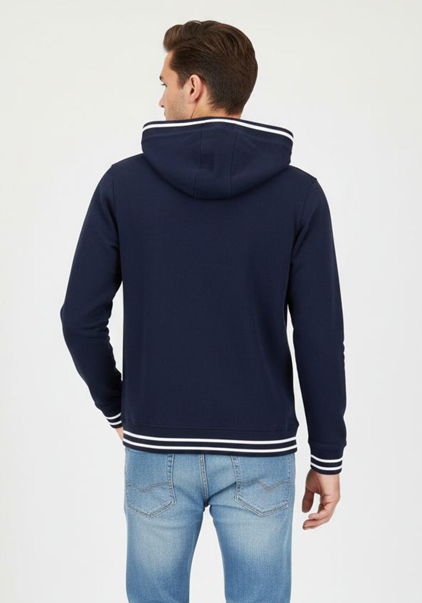 Fynch Hatton Φούτερ της σειράς Hoodie - 1409 1726 685 Navy