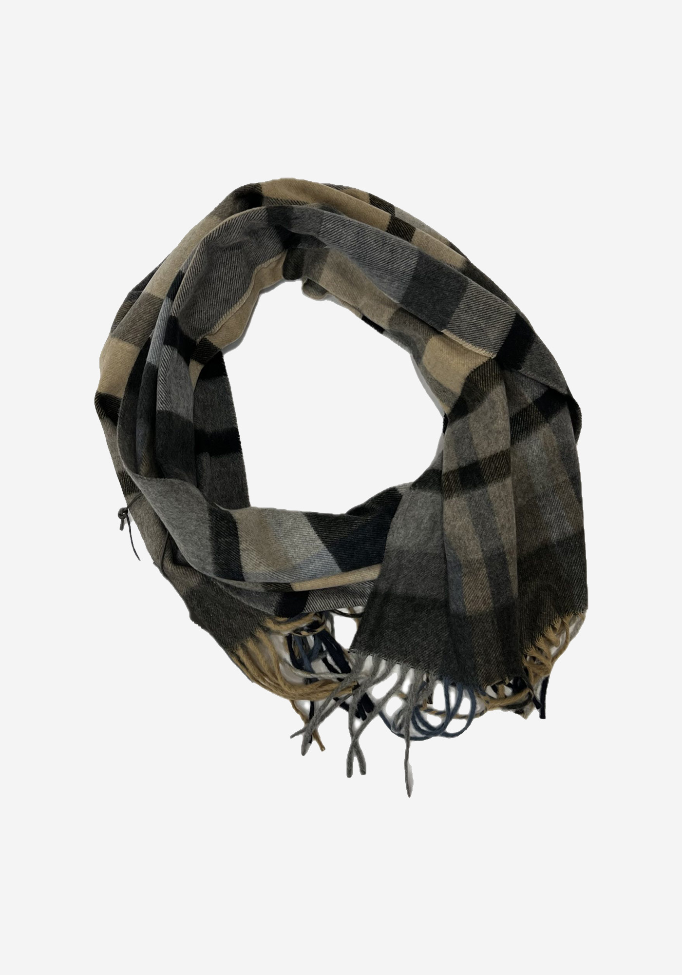 Fynch Hatton Κασκόλ της σειράς Soft Check - 1510 0517 998 Charcoal