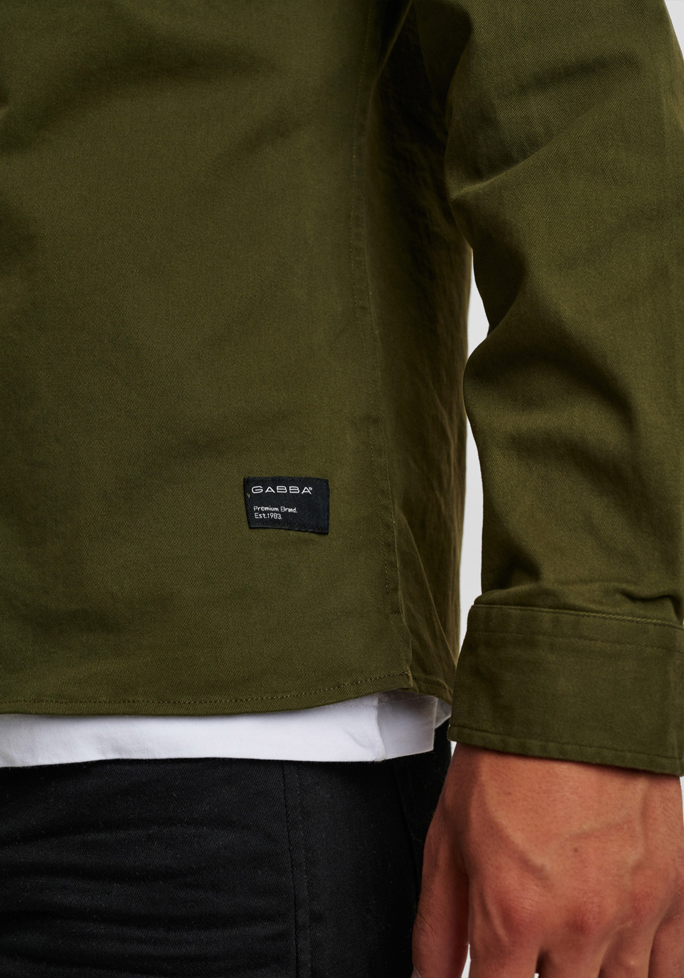 GABBA Overshirt της σειράς Topper LS - 2200440120 685 Army φωτογραφία