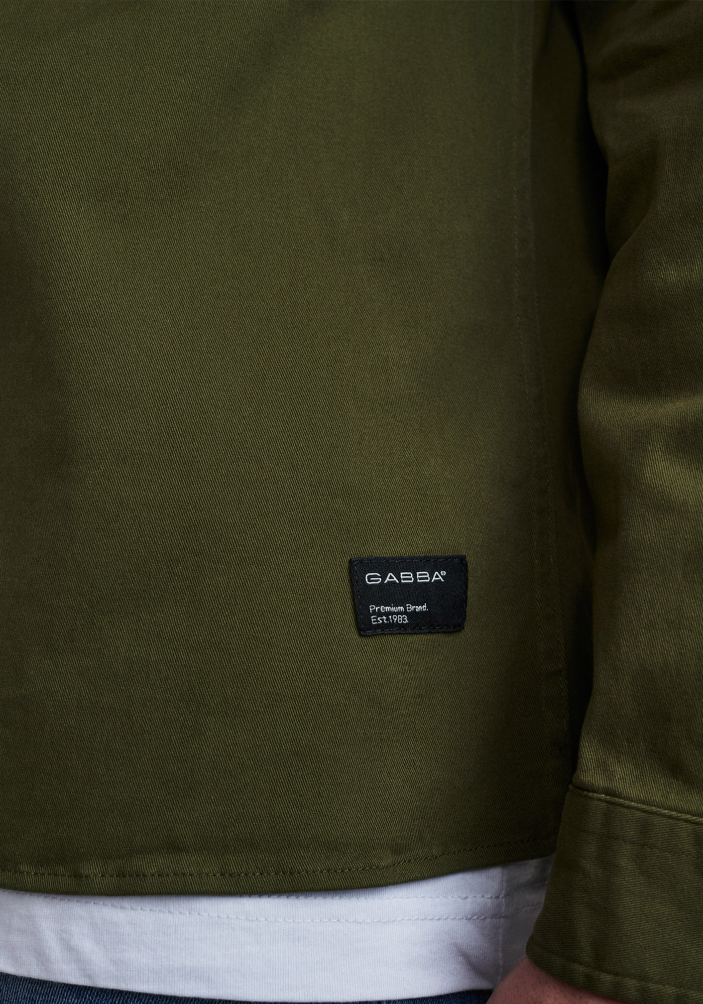 GABBA Overshirt της σειράς Topper LS - 2200440120 685 Army φωτογραφία