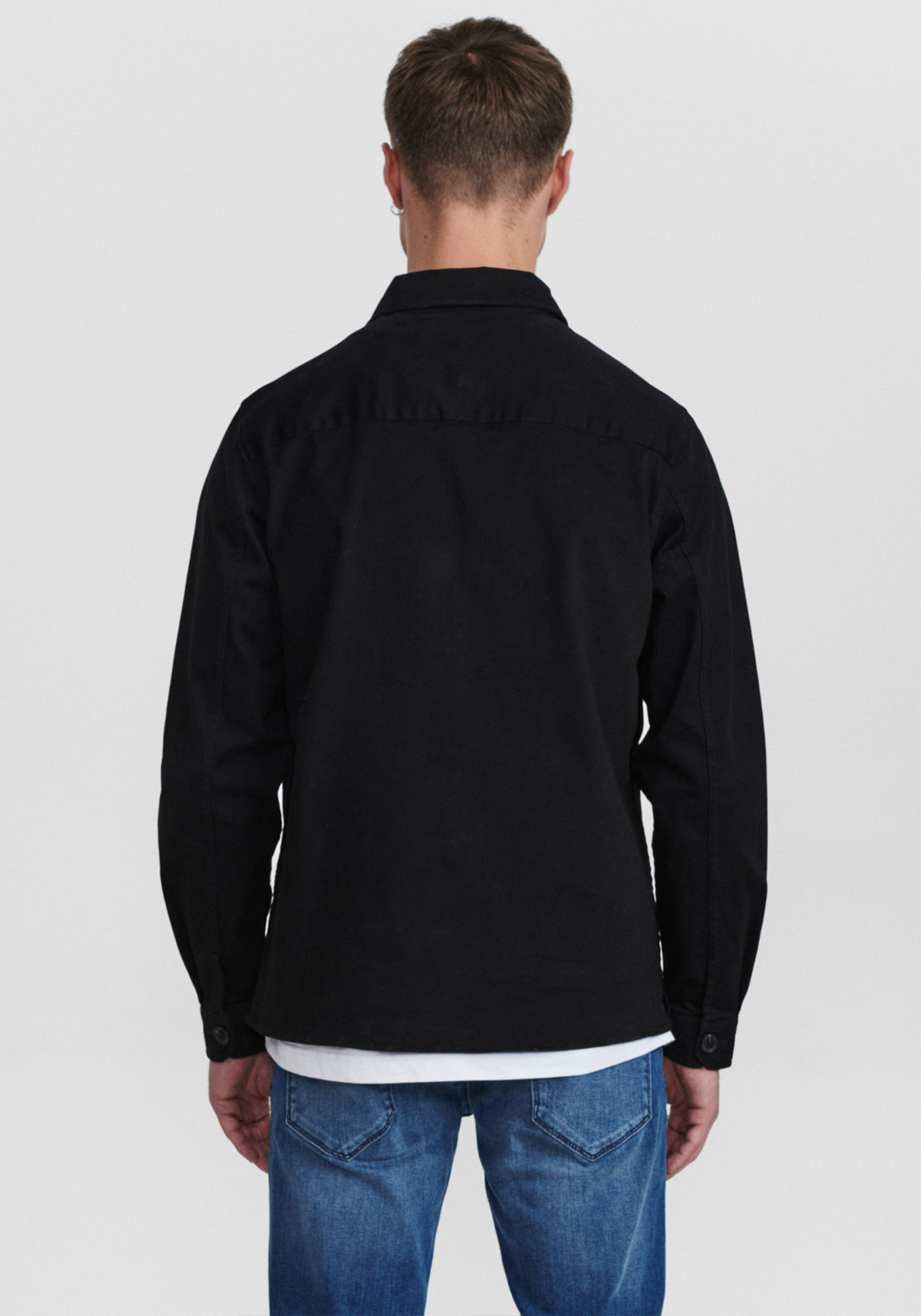 GABBA Overshirt της σειράς Topper LS - 2200440120 999 Black φωτογραφία