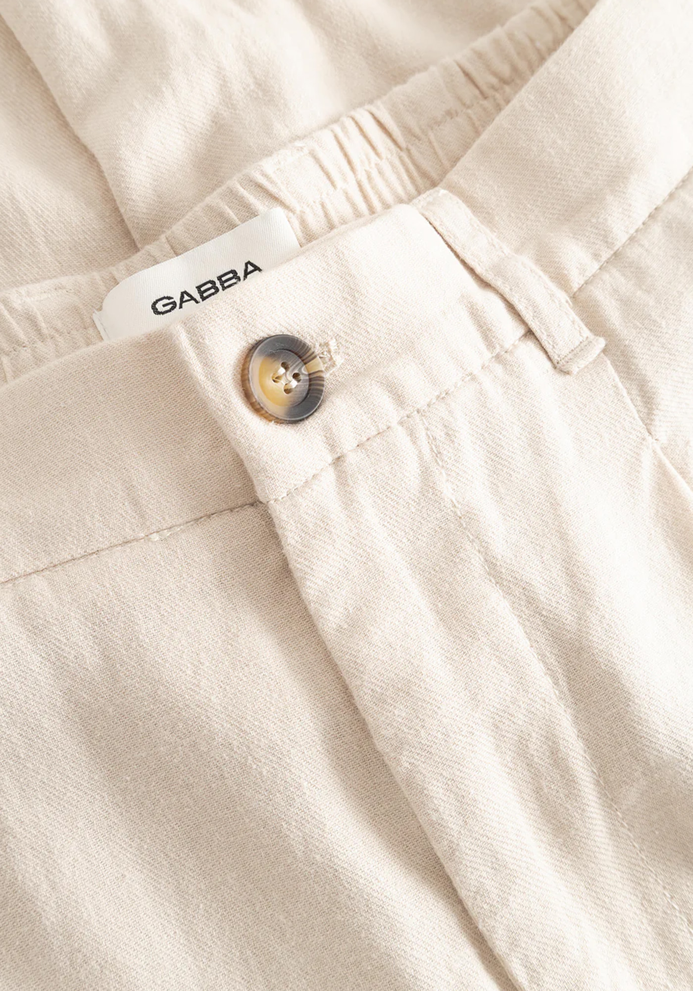 GABBA Λινό Παντελόνι GABnapoli 19 - 11953 0012 Birch