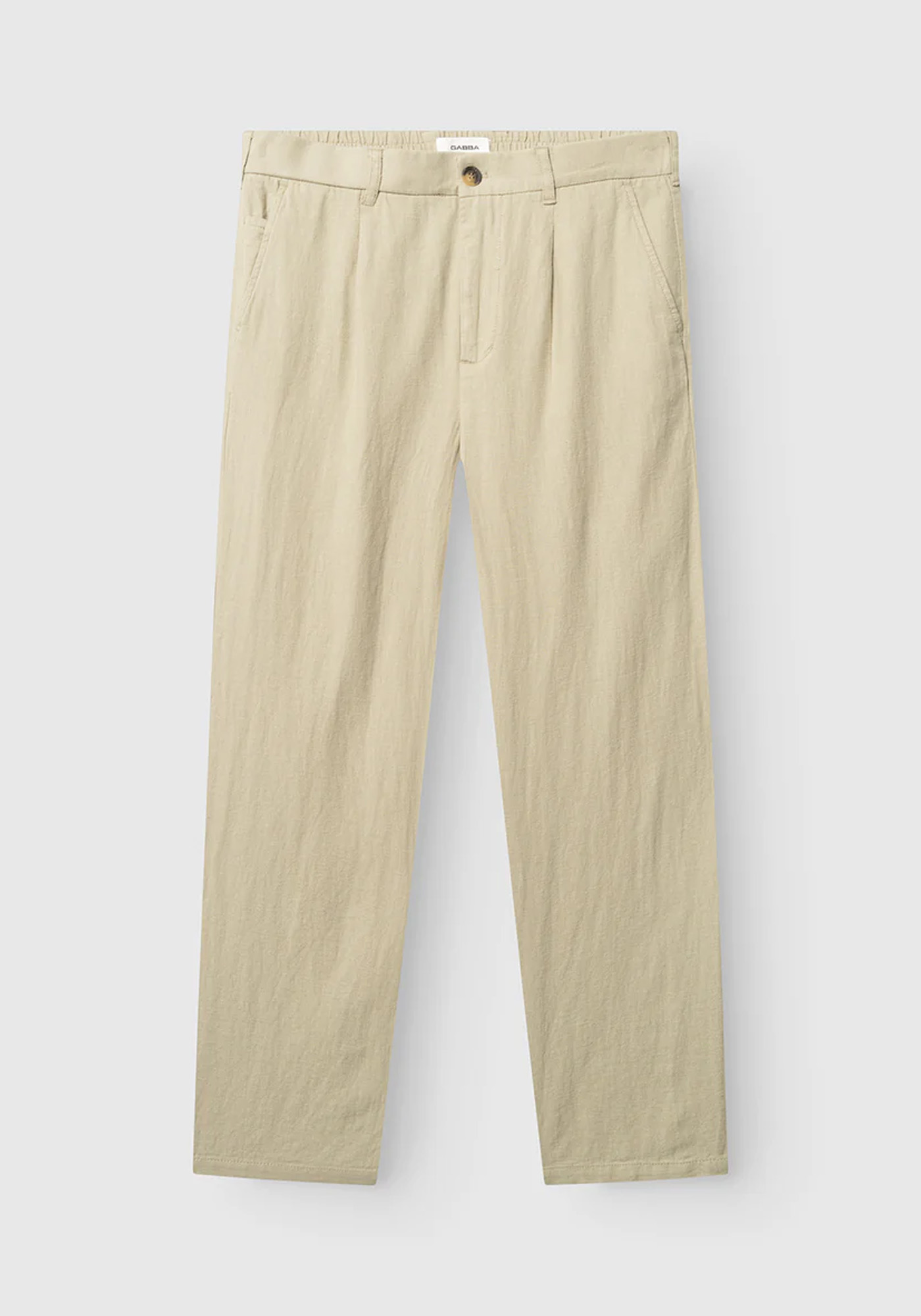 GABBA Λινό Παντελόνι GABnapoli 19 - 11953 7018 Alpha Green