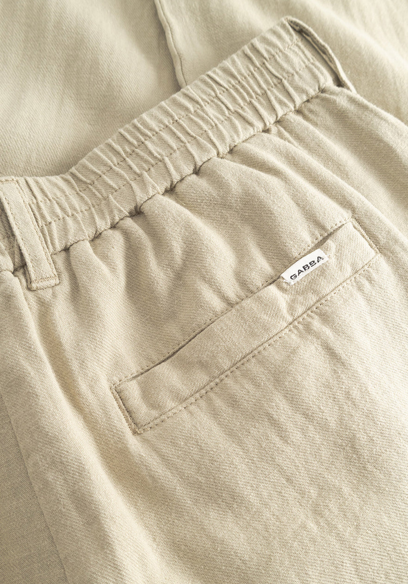 GABBA Λινό Παντελόνι GABnapoli 19 - 11953 7018 Alpha Green