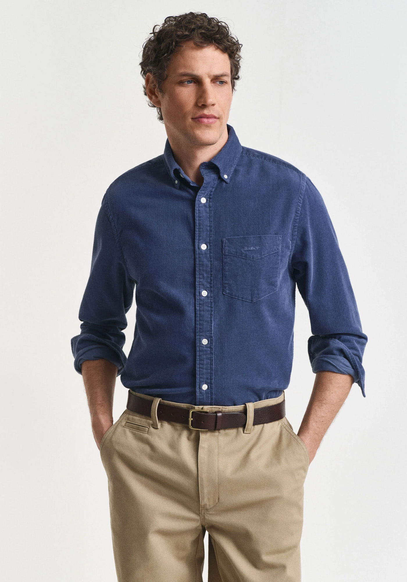 Gant GANT Overshirt της σειράς Corduroy - 3250230 472 Naval Blue