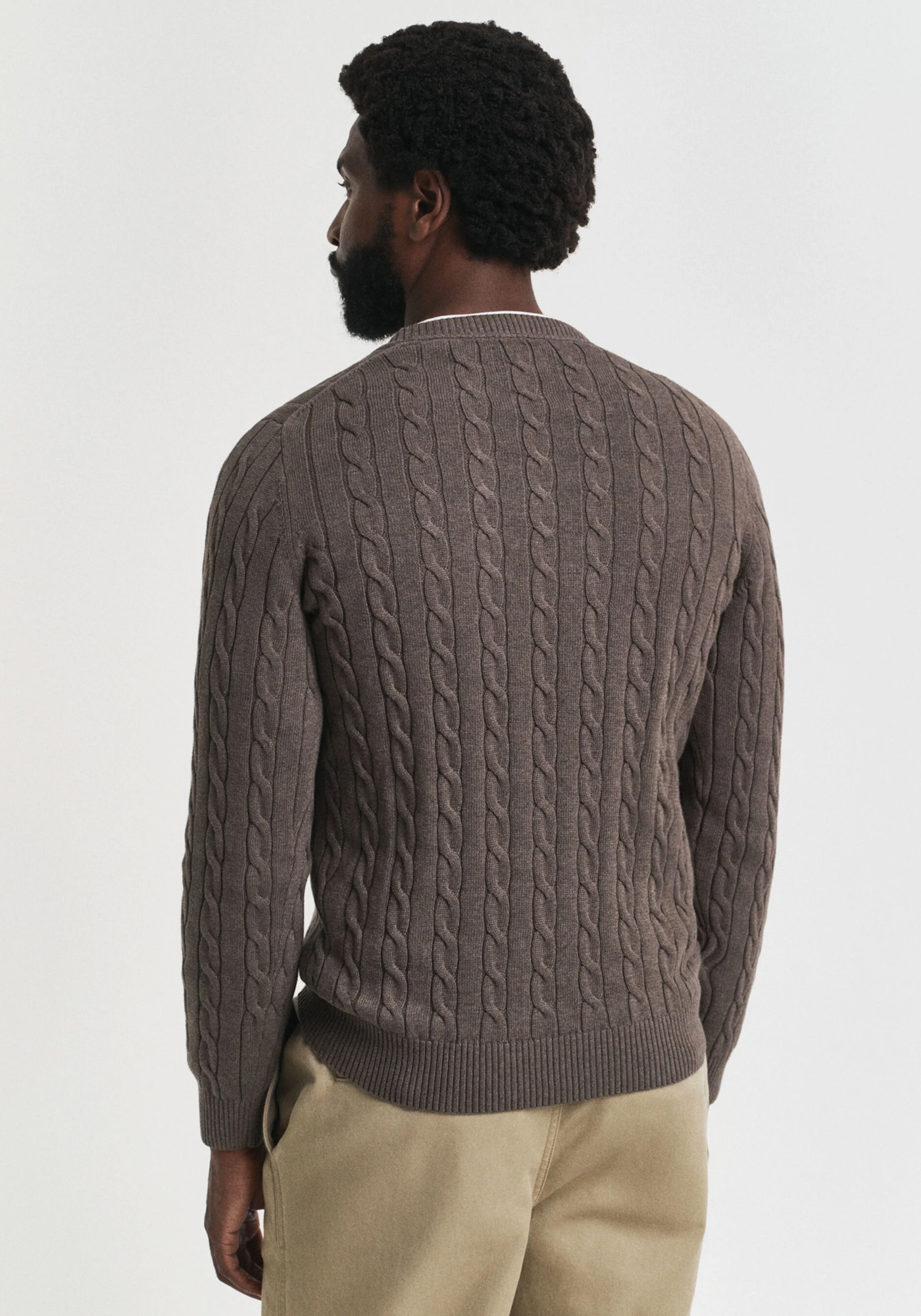 GANT Sweater της σειράς Cable - 8050601 290 seawood melange φωτογραφία
