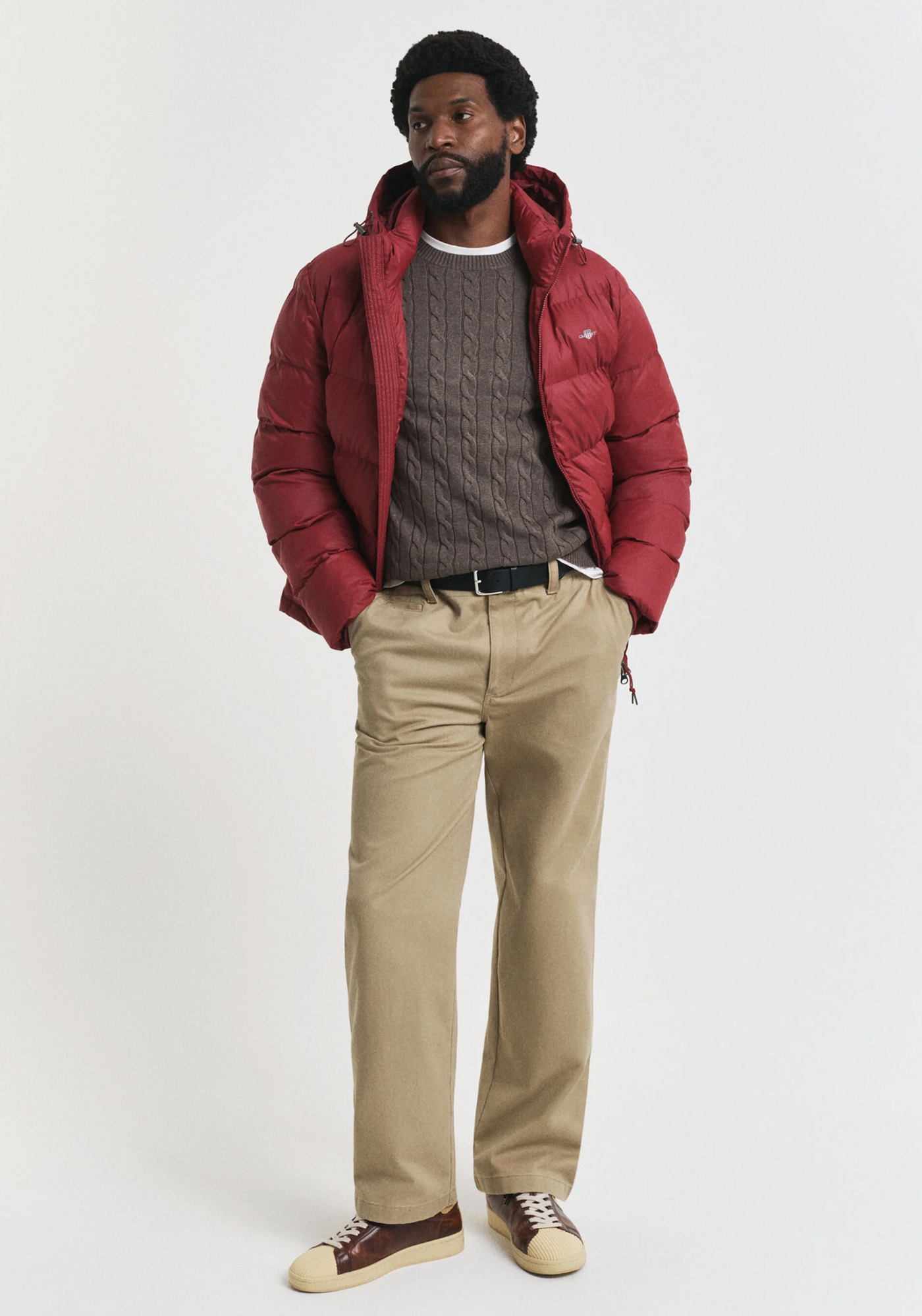 GANT Sweater της σειράς Cable - 8050601 290 seawood melange φωτογραφία