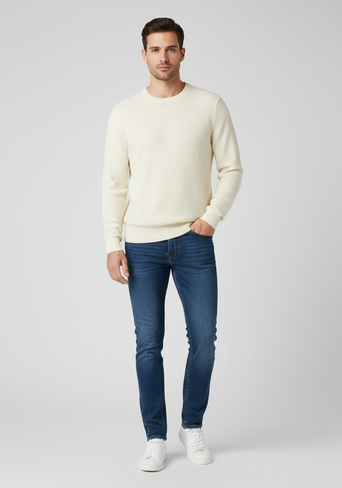 GANT Sweater της σειράς Crew Neck - 8050262 130 Cream