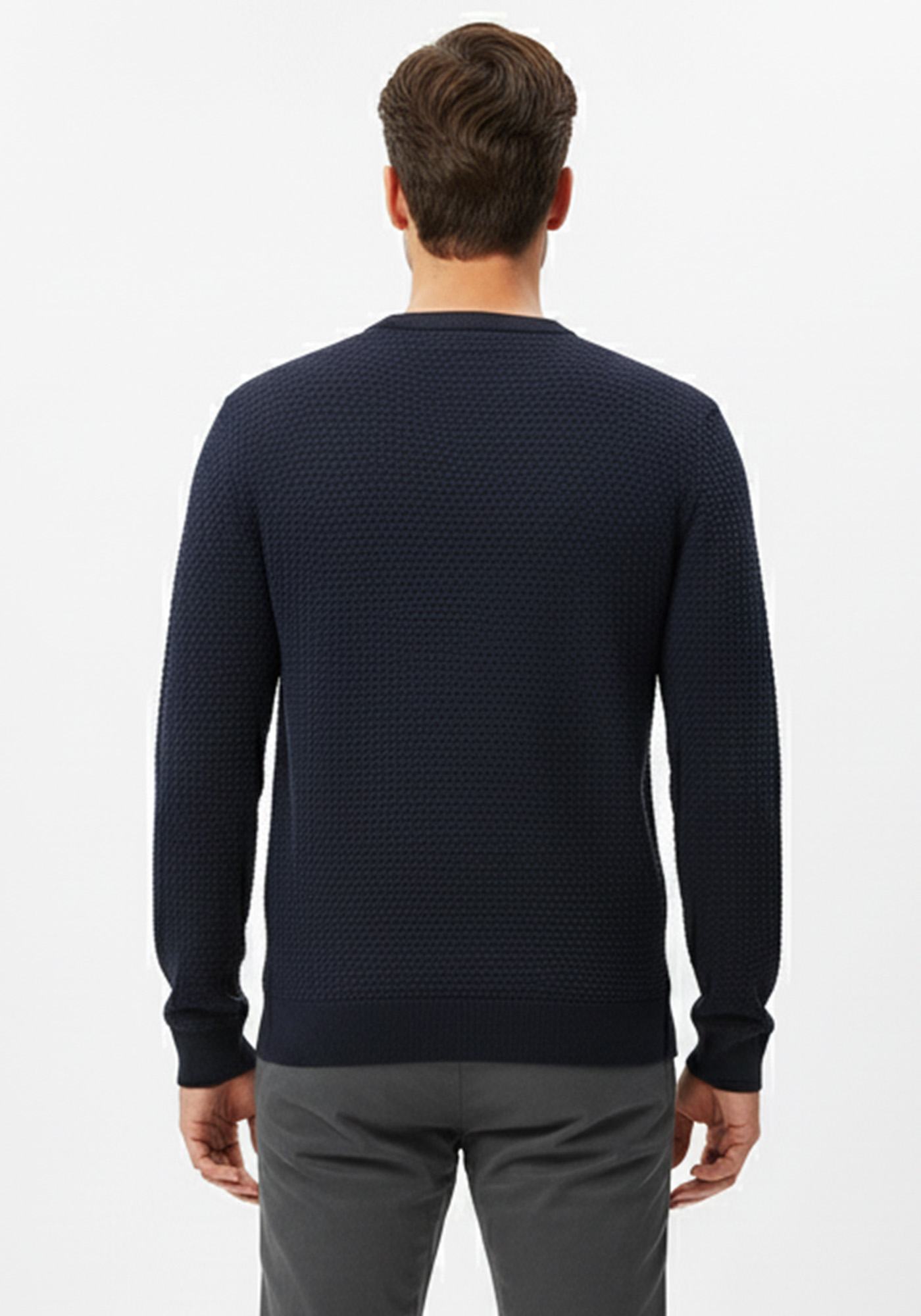 GANT Sweater της σειράς Crew Neck - 8050262 433 Evening Blue