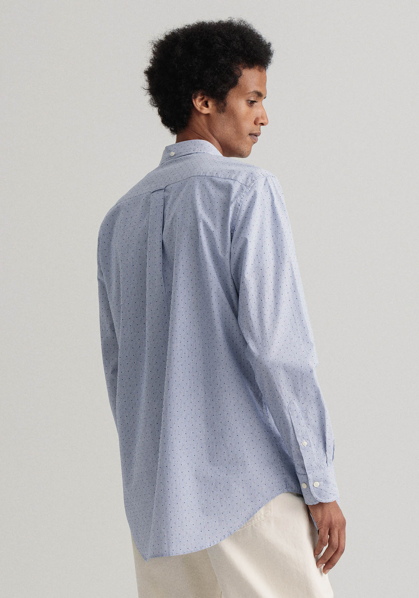 GANT Πουκάμισο της σειράς Banker Dot - 3021470 436 College Blue