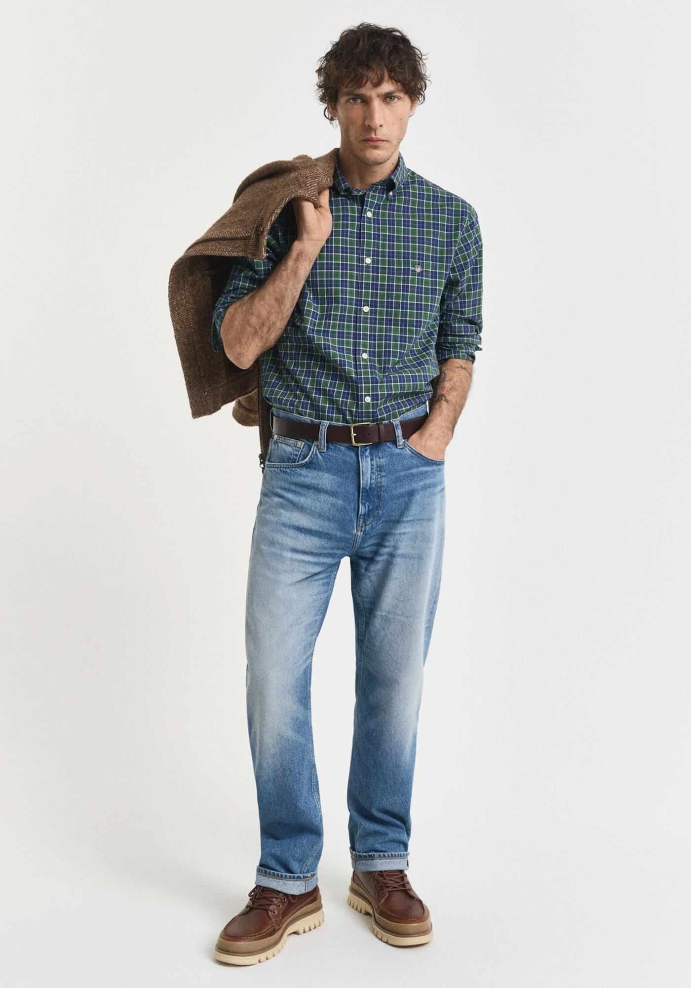 GANT Πουκάμισο της σειράς Poplin - 3250213 338 Forest Green
