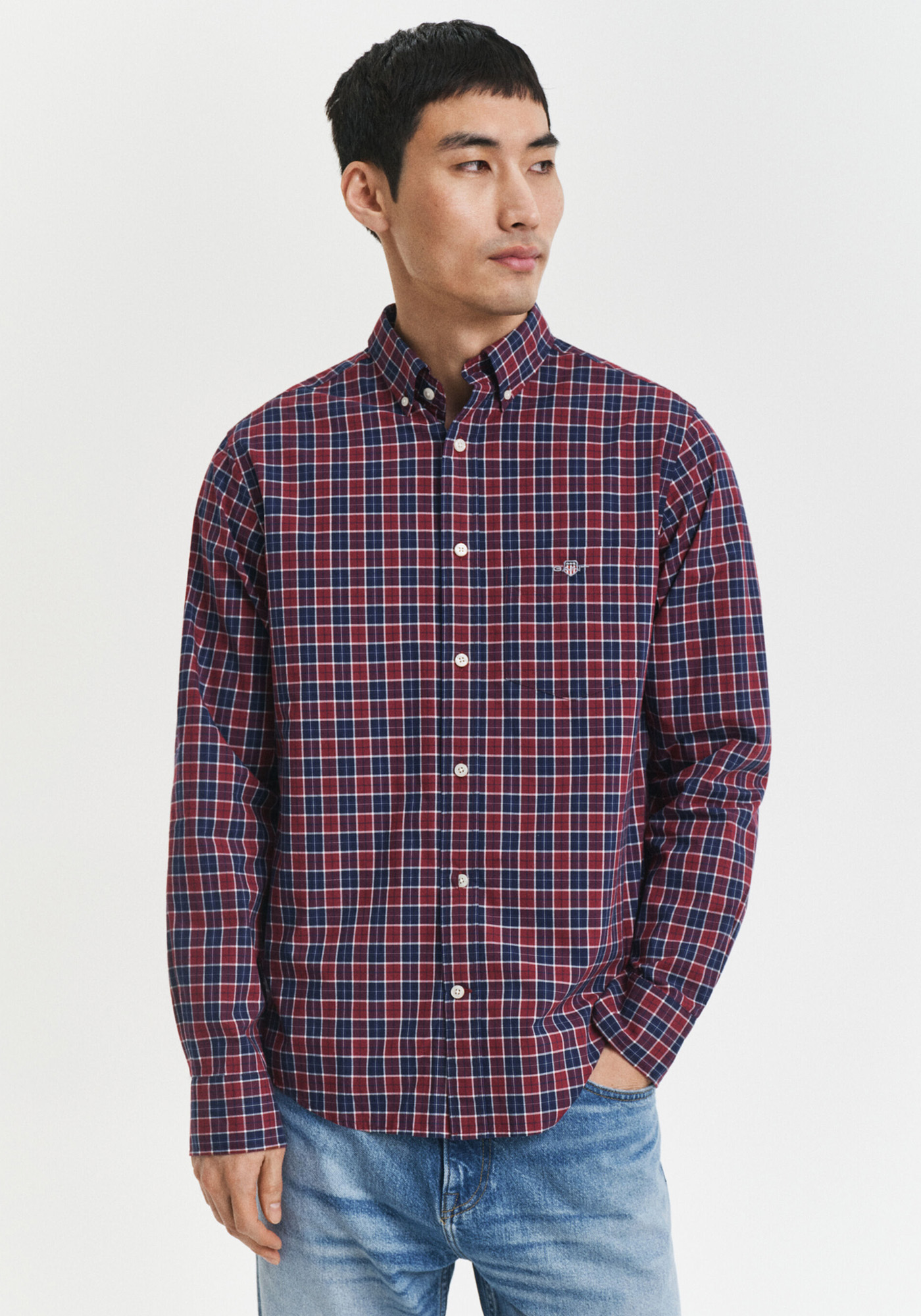 GANT Πουκάμισο της σειράς Poplin - 3250213 604 Plumped Red