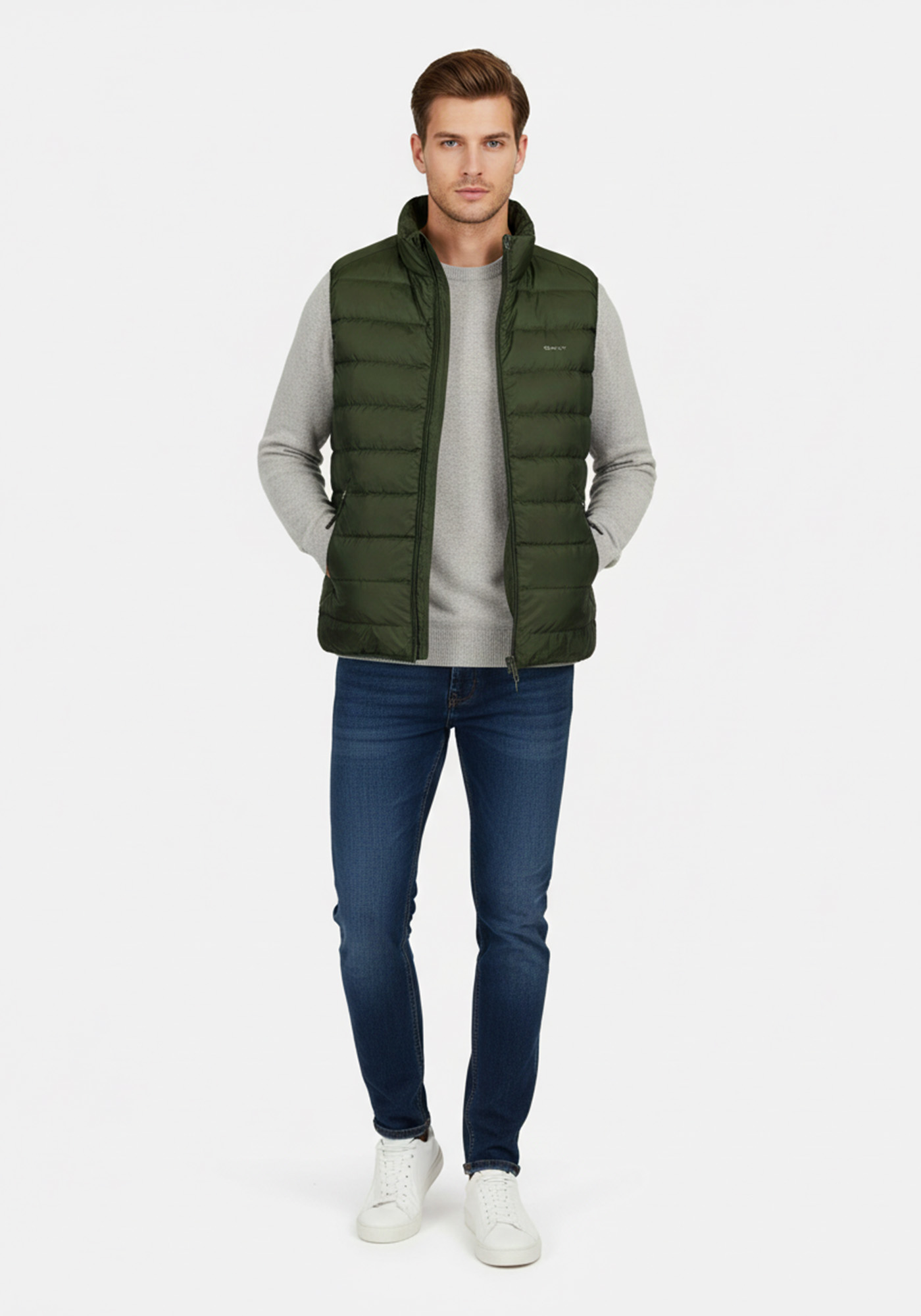 GANT Αμάνικο Μπουφάν της σειράς Light Down - 7006527 360 Newbury Beige