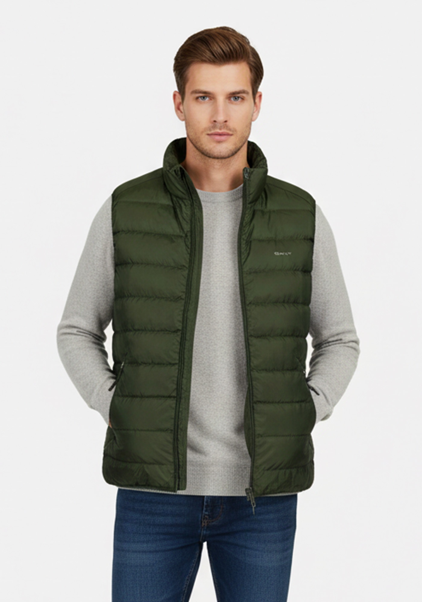 GANT Αμάνικο Μπουφάν της σειράς Light Down - 7006527 360 Newbury Beige