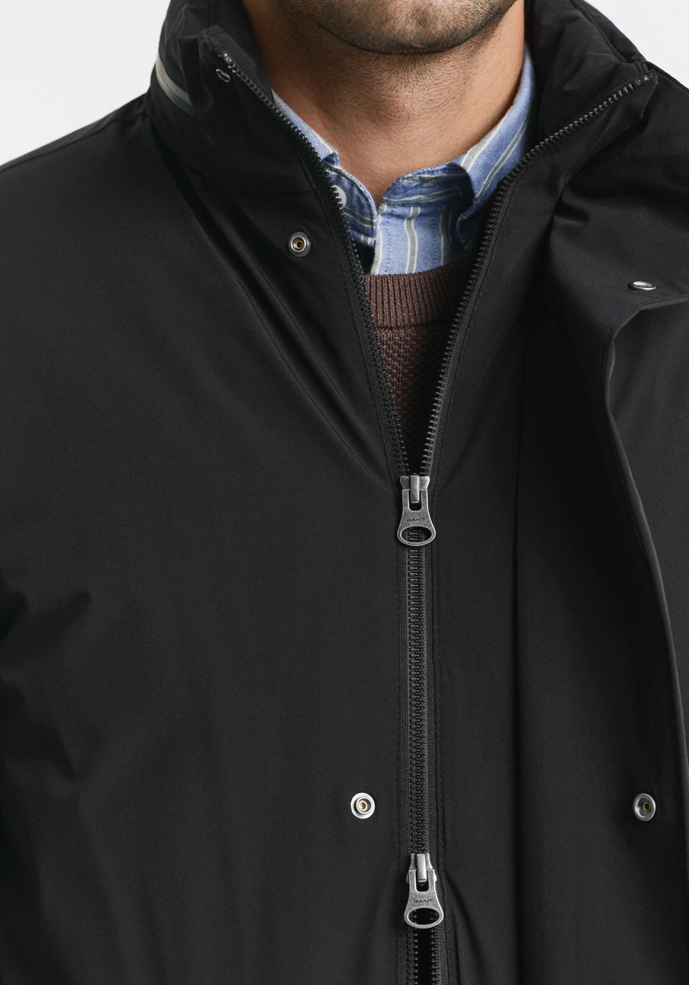 GANT Μπουφάν της σειράς Mid - 7006553 G0005 Black φωτογραφία