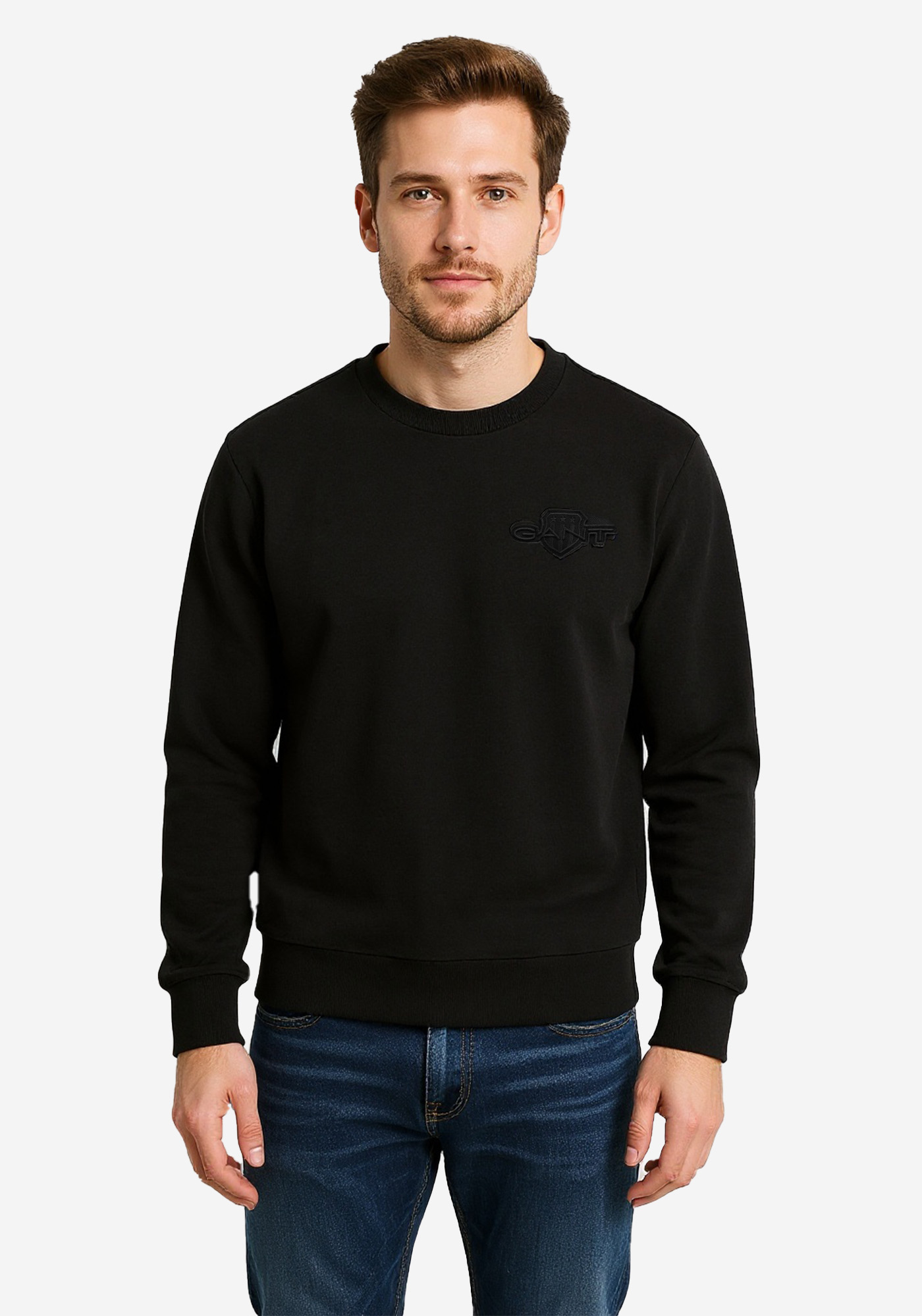 GANT Φούτερ της σειράς Tonal Shield - 2067055 G0005 Black