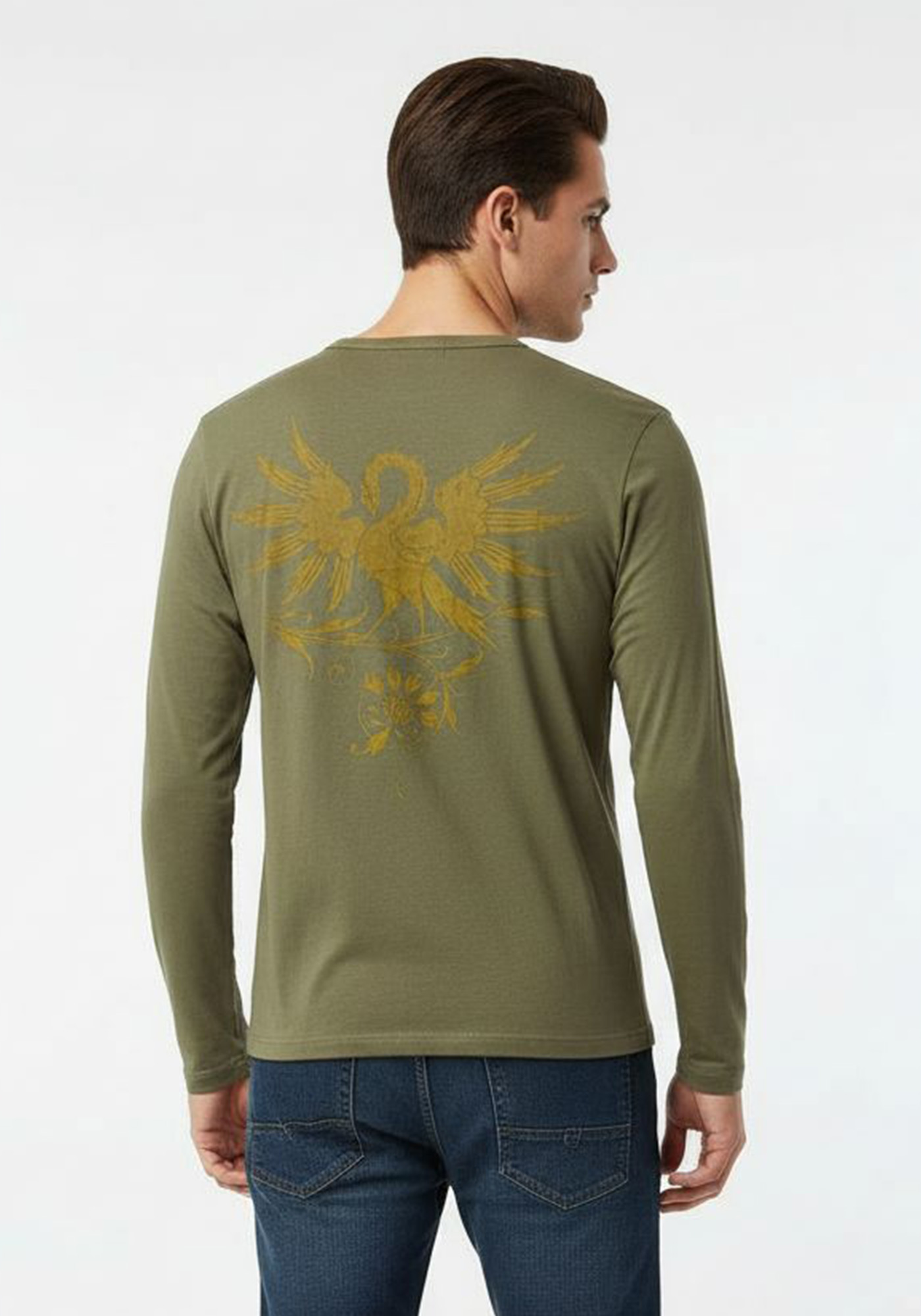 GAS Μπλούζα της σειράς Bax - 00832647119 783 Khaki