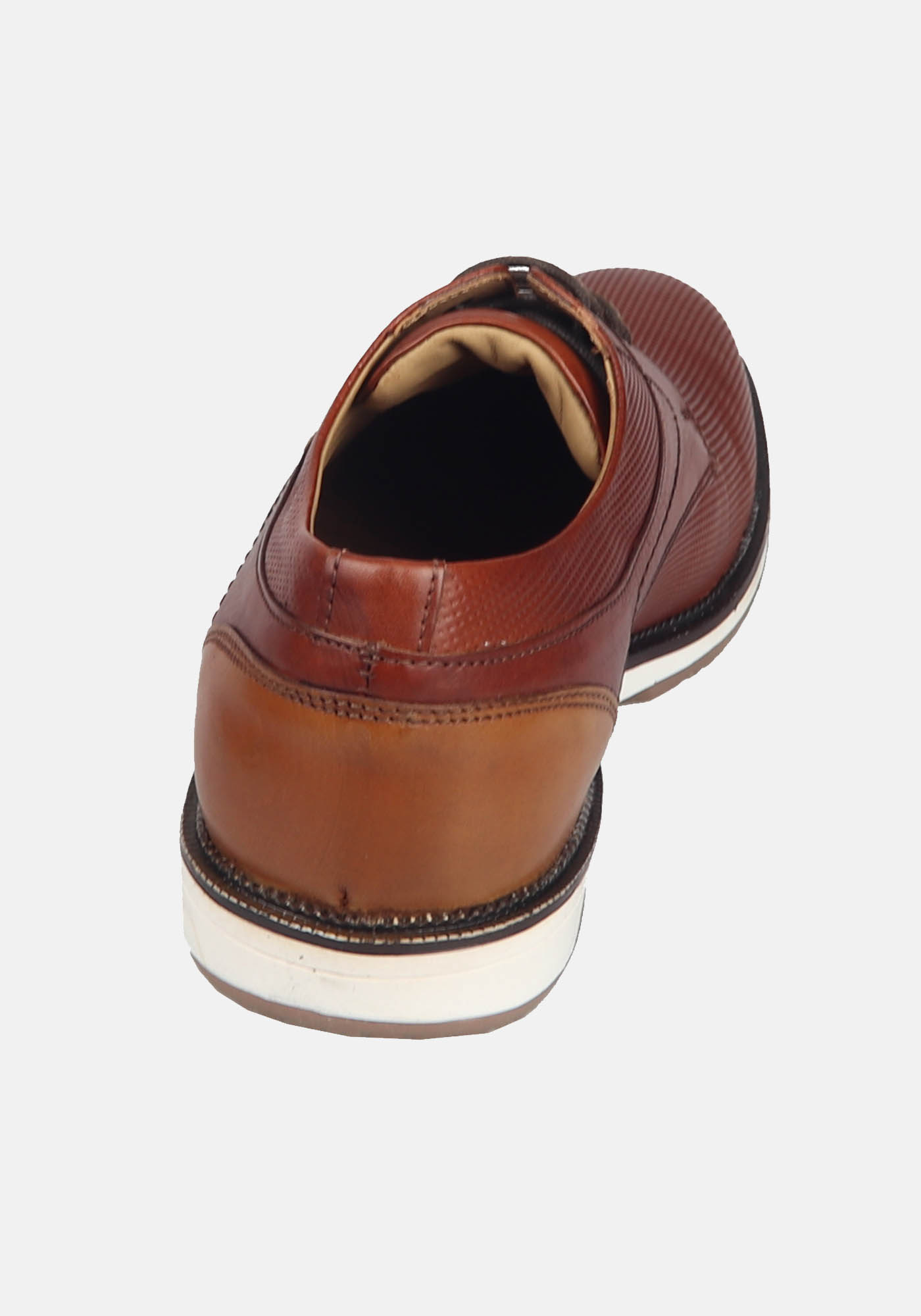 GK Uomo Δερμάτινα Παπούτσια της σειράς Oxford - GU13051 Brown φωτογραφία