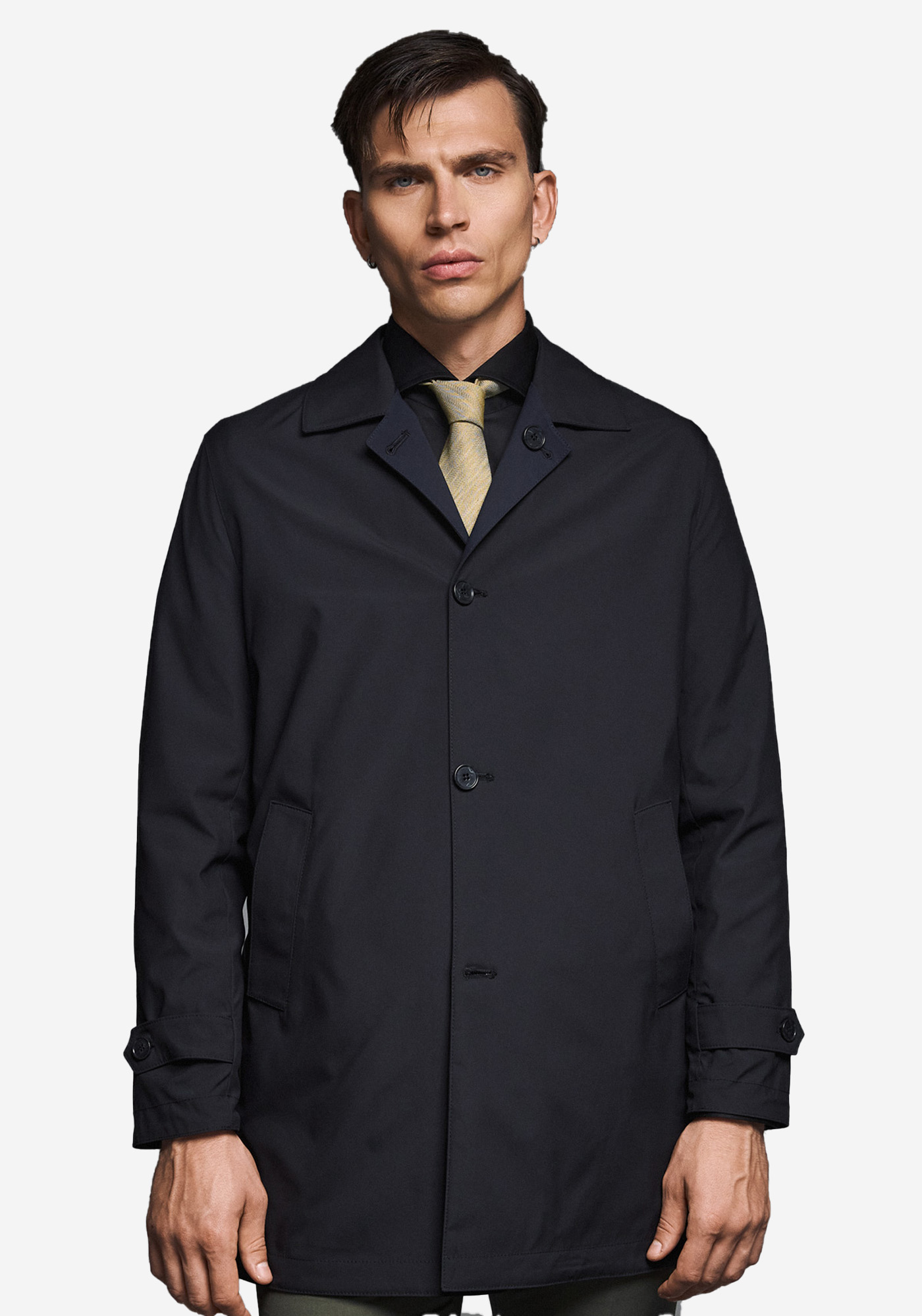 Guy Laroche Καπαρντίνα της σειράς Doubleface - GLEW244037 1 Blue Black