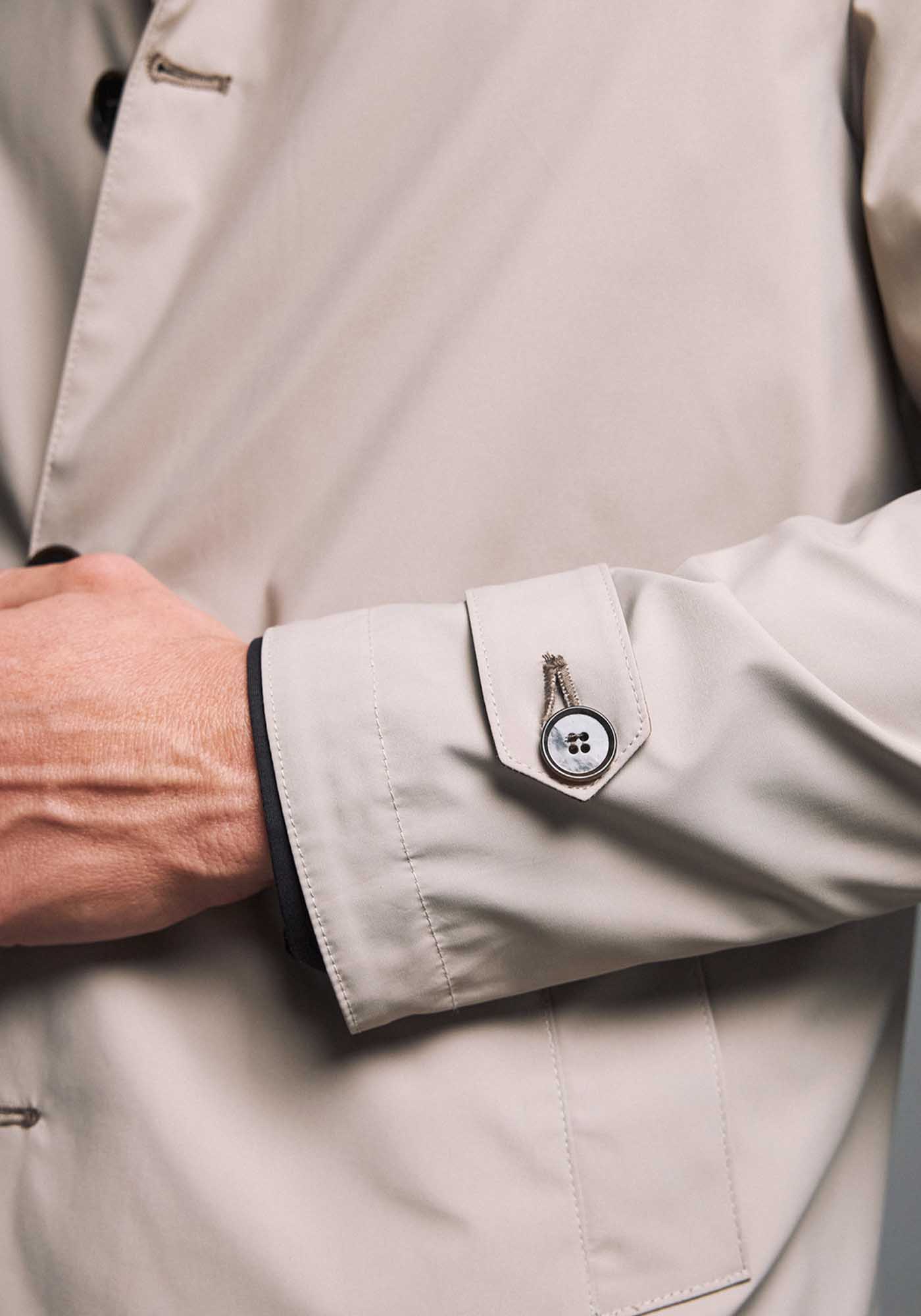 Guy Laroche Καπαρντίνα της σειράς Doubleface - GLEW244037 2 Brown Ecrou