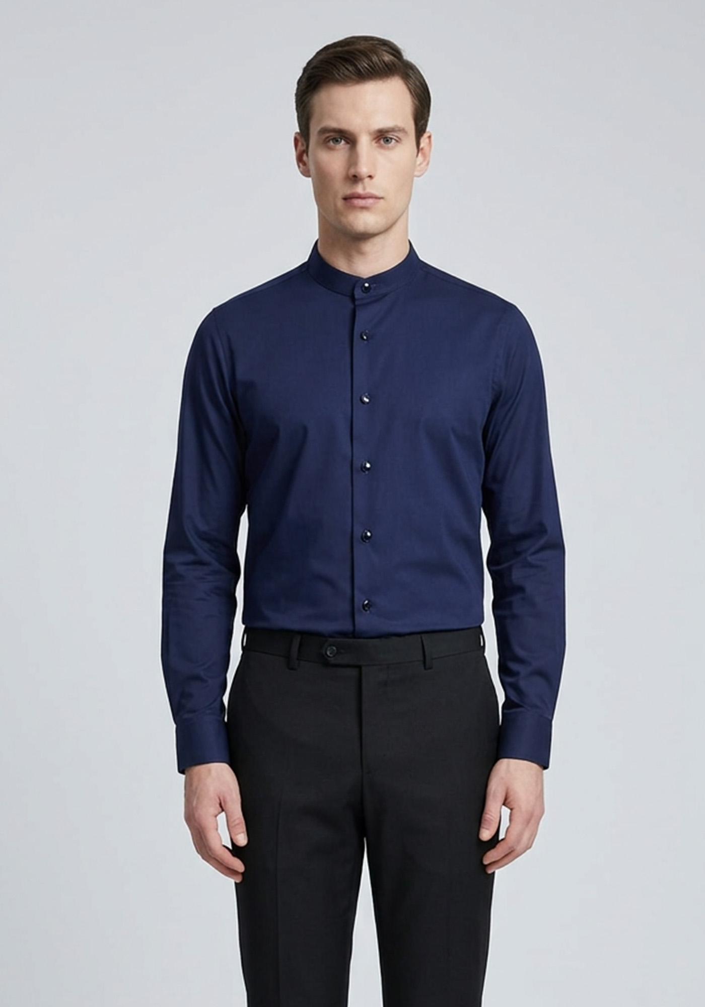 Guy Laroche Πουκάμισο Mao - GLFS18257 MAOB 2-0 Blue