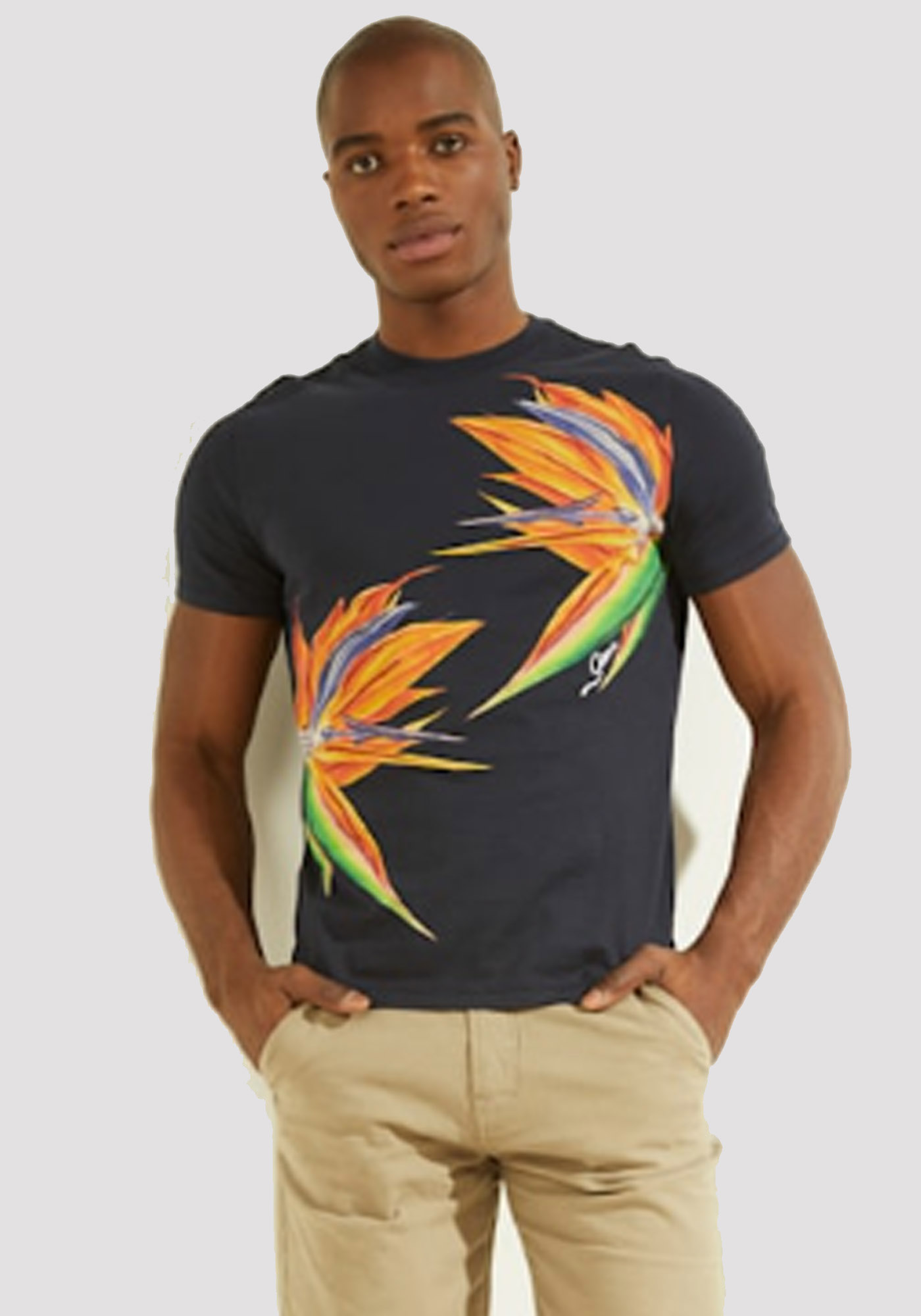 GUESS Κοντομάνικη Μπλούζα της σειράς Jersey - M2GI25K8FQ0 G7V2 Dark Blue