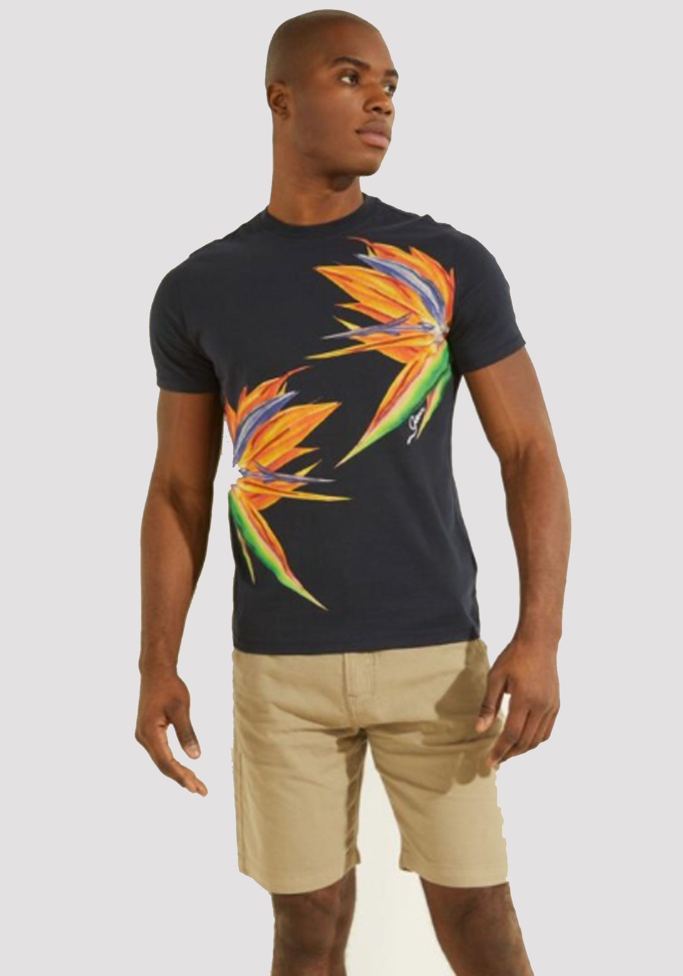 GUESS Κοντομάνικη Μπλούζα της σειράς Jersey - M2GI25K8FQ0 G7V2 Dark Blue