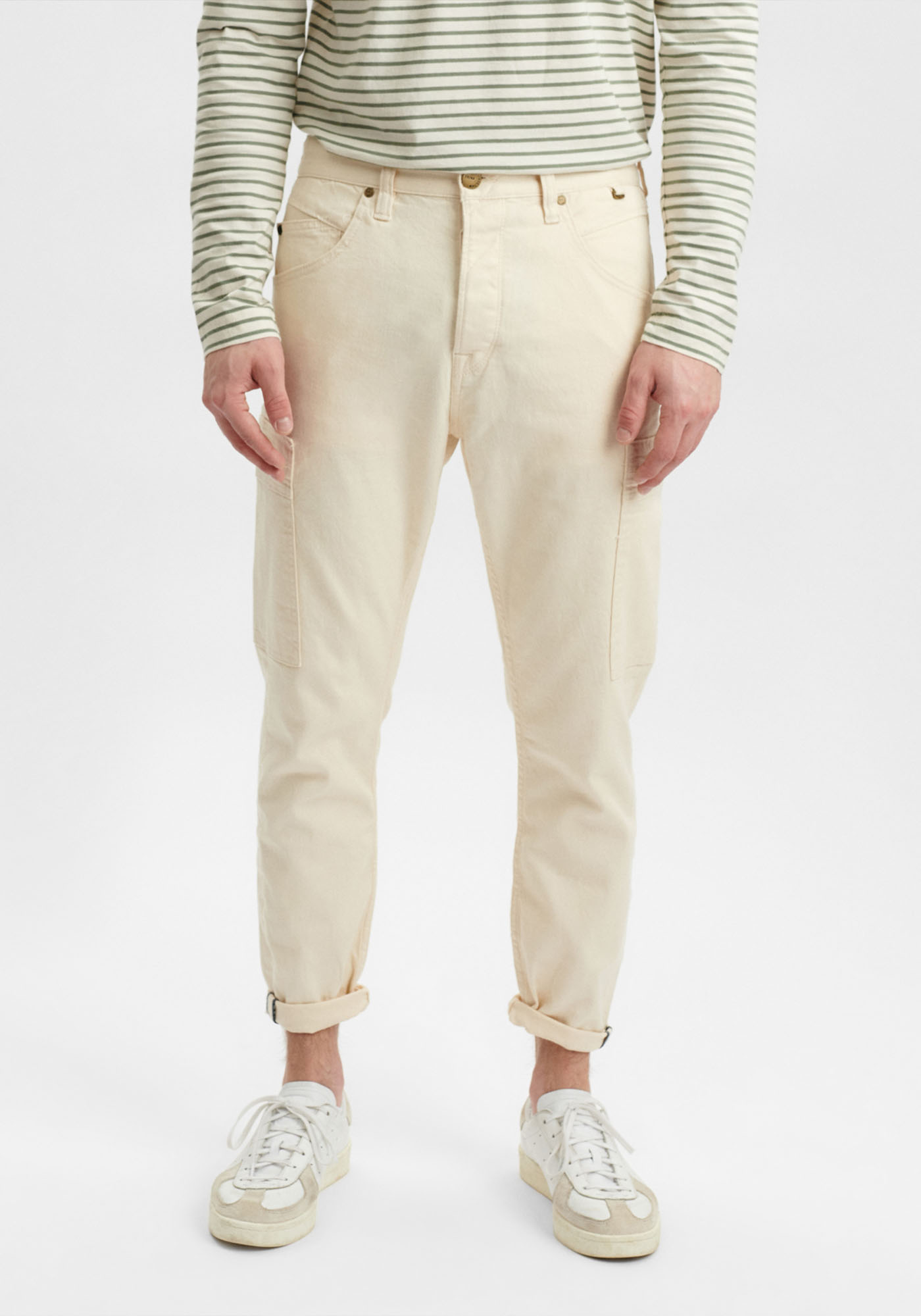 Gabba GABBA Cargo Παντελόνι της σειράς Alex K4319 - 2220110059 RS1599 Off White