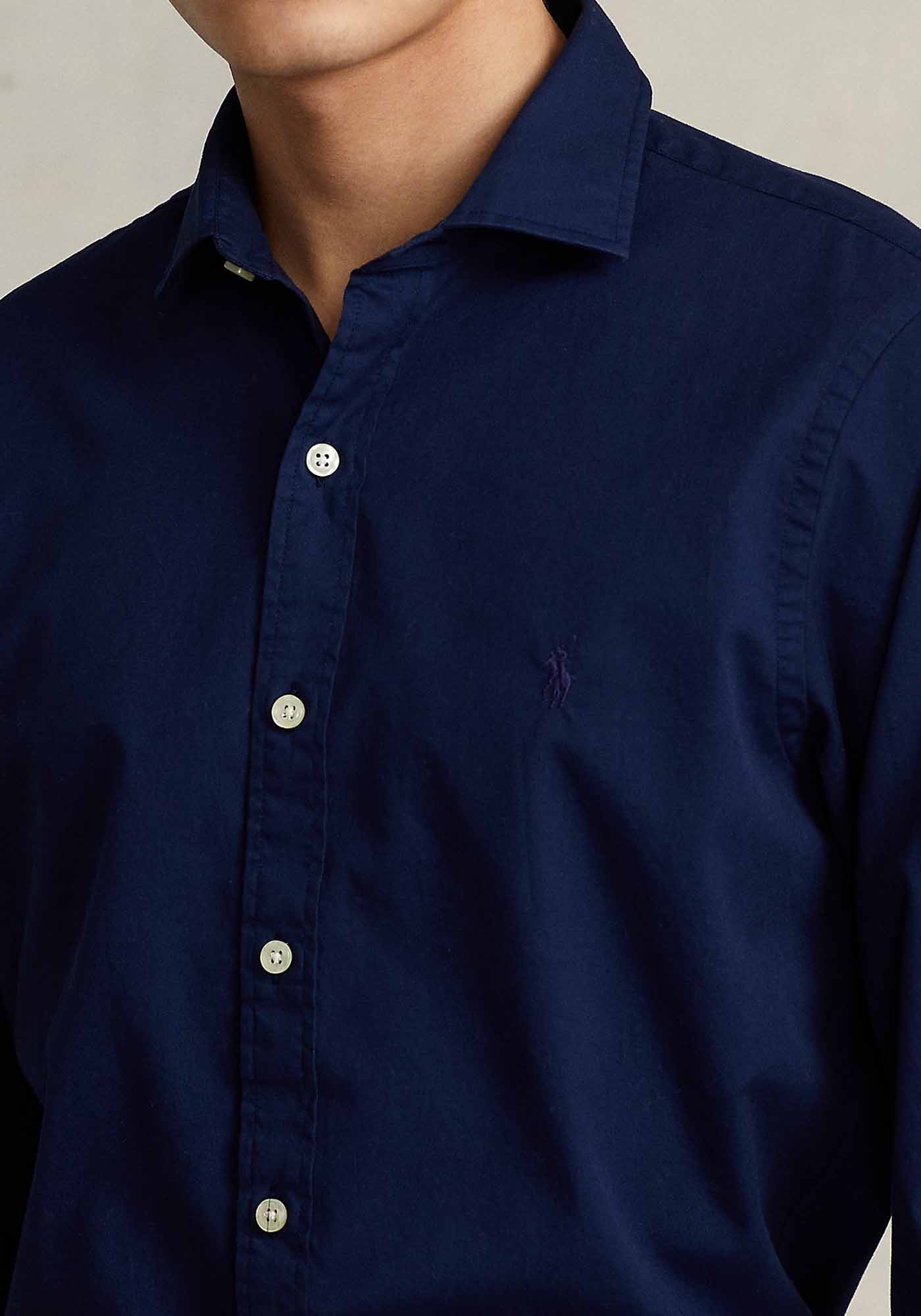 Polo Ralph Lauren Πουκάμισο της σειράς Garment-Dyed Twill - 710861198 004 Newport Navy φωτογραφία