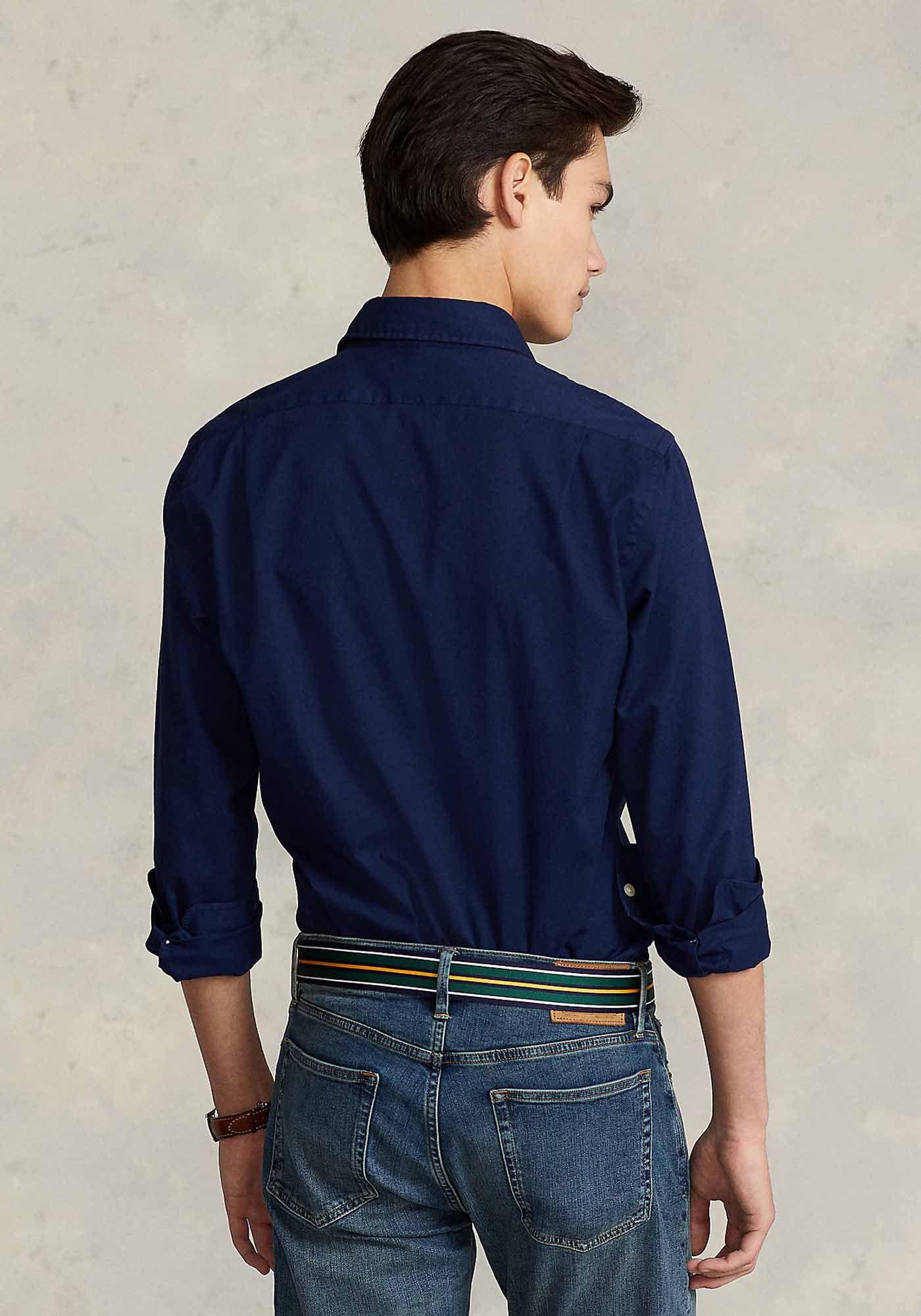 Polo Ralph Lauren Πουκάμισο της σειράς Garment-Dyed Twill - 710861198 004 Newport Navy φωτογραφία