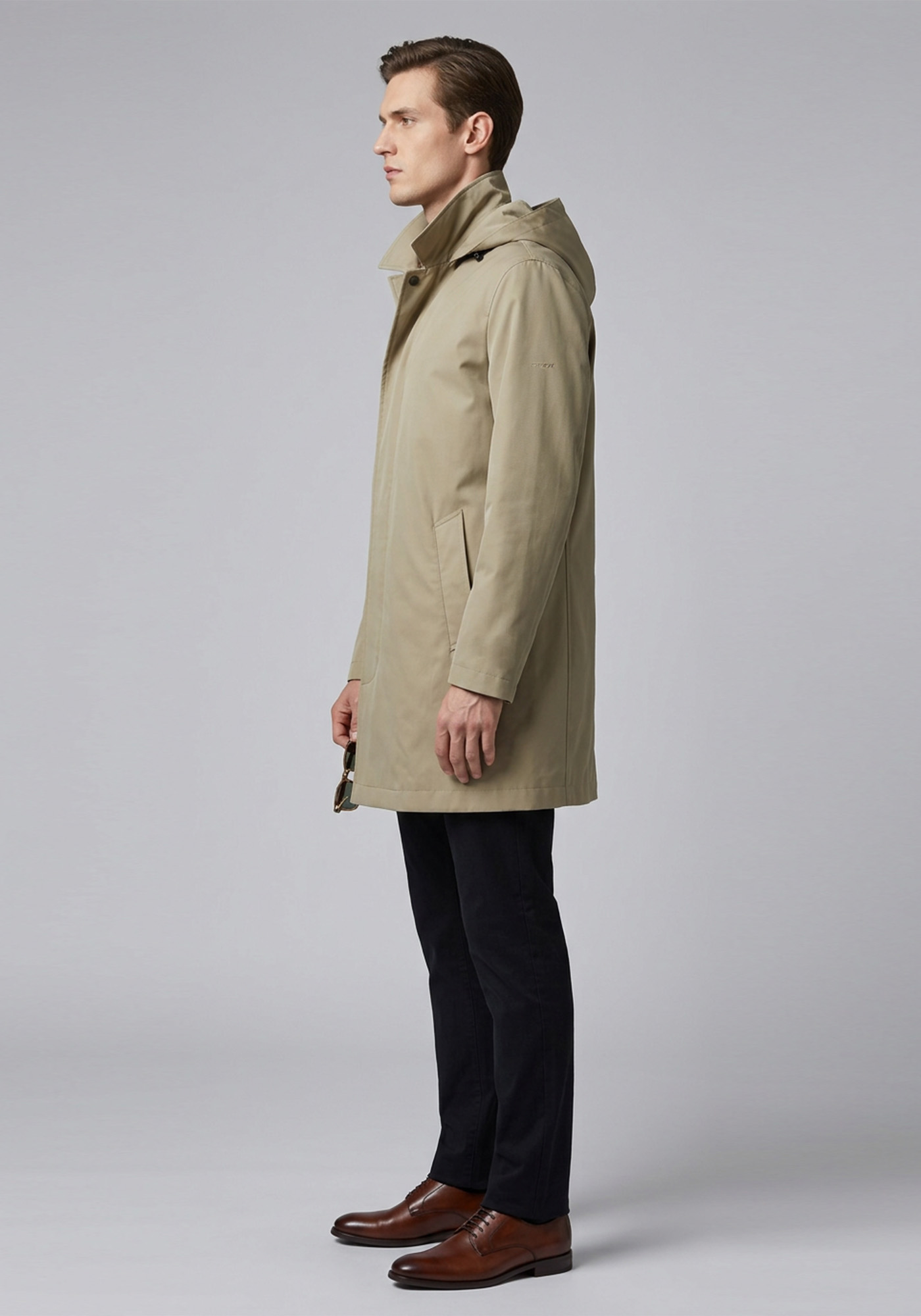 Geox Καπαρντίνα της σειράς Jacopo - M6520U T3336 F5241 Humus