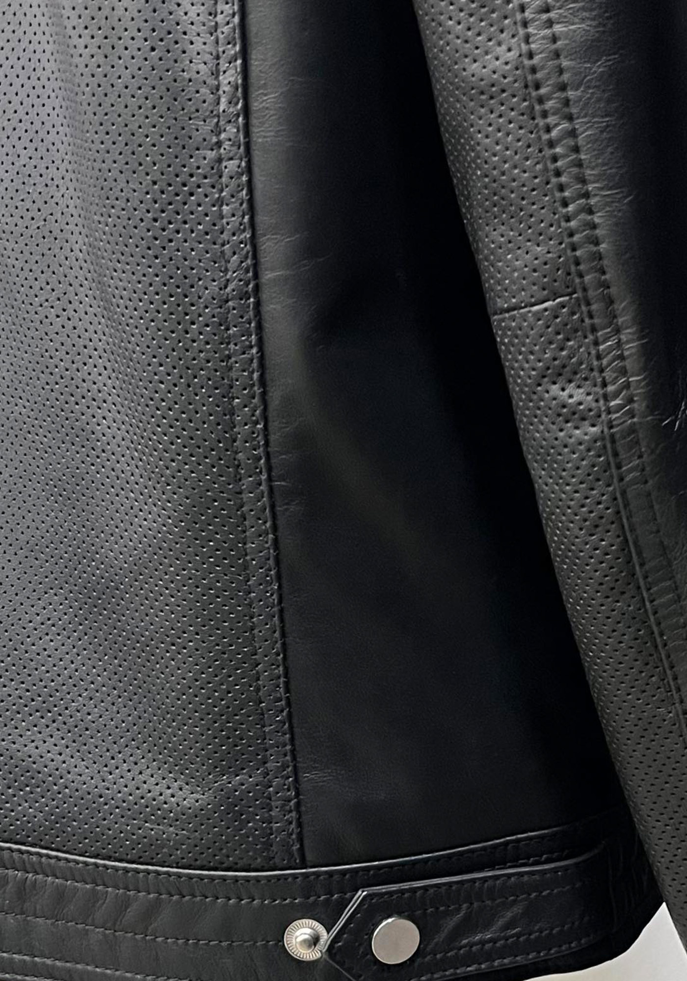 Guy Laroche Δερμάτινο Jacket της σειράς Racer - GL263 04 Black φωτογραφία