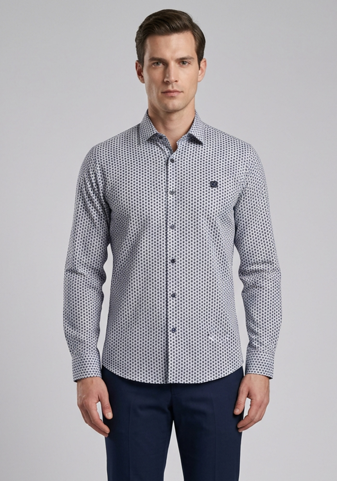 Guy Laroche Πουκάμισο της σειράς Micro - GLES18750A CL 3